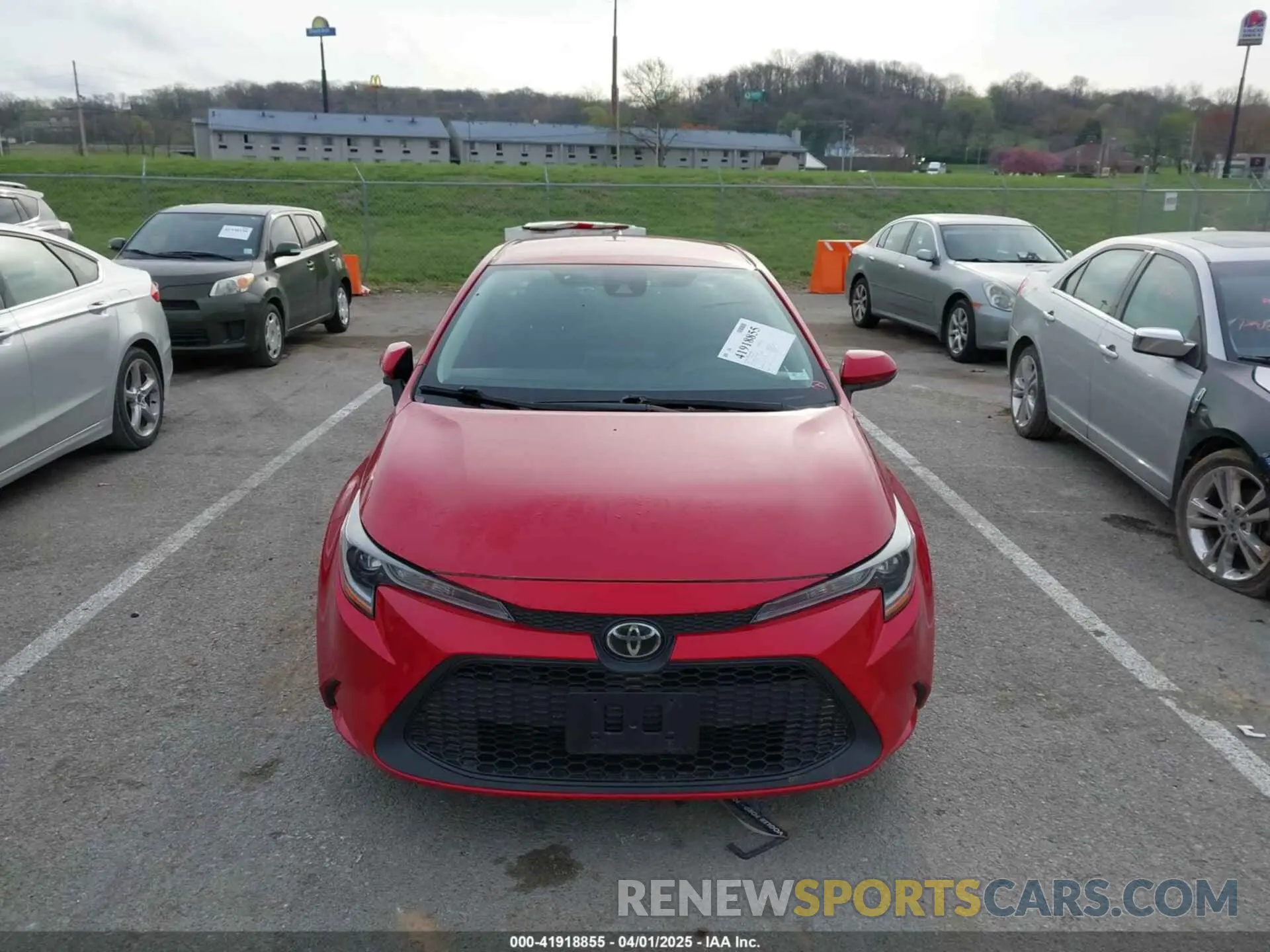 12 fotografías del automóvil dañado 5YFEPMAE1MP212808 TOYOTA COROLLA 2021