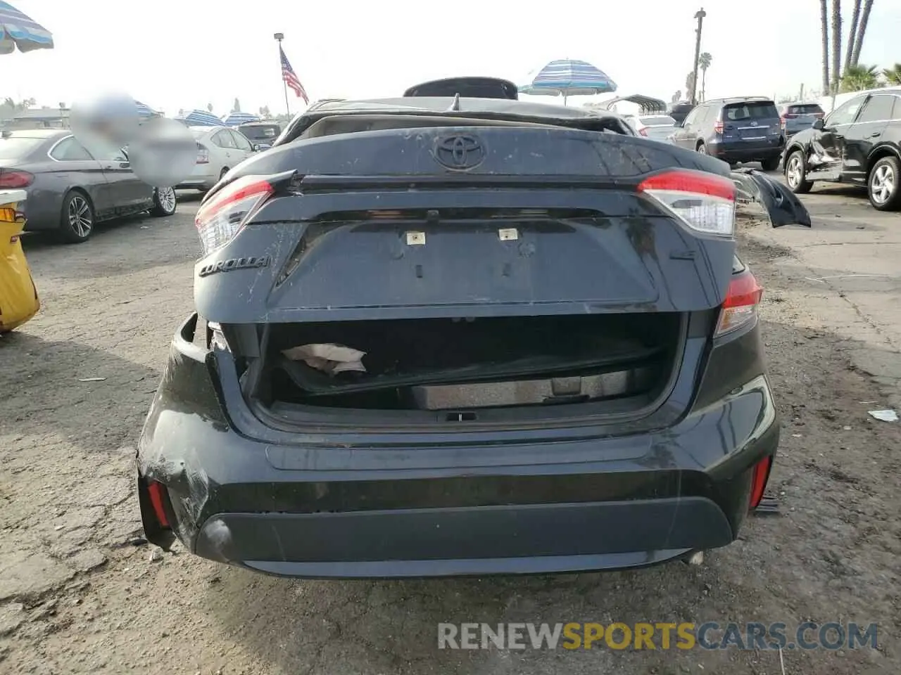 6 fotografías del automóvil dañado 5YFEPMAE1MP212811 TOYOTA COROLLA 2021