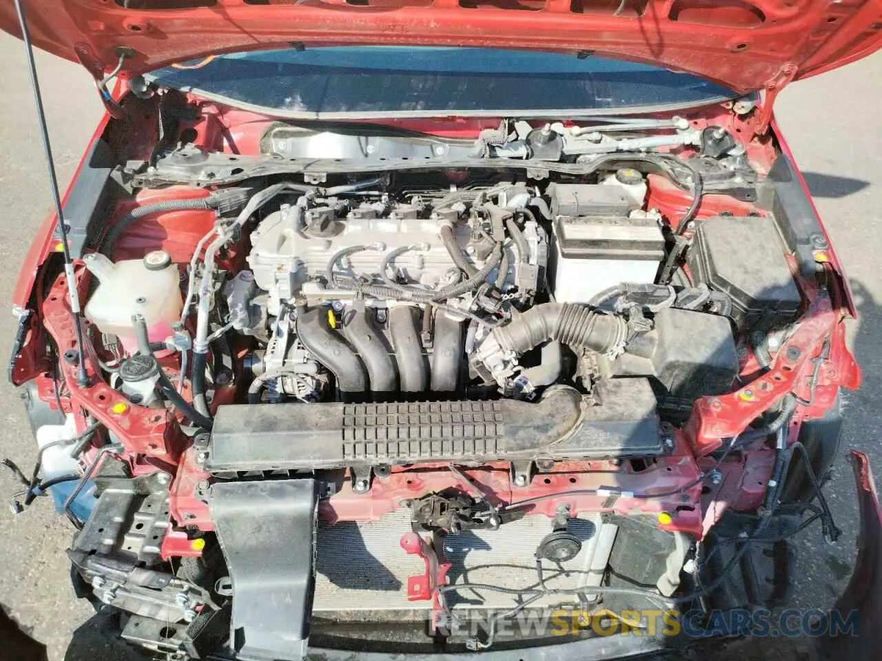 7 fotografías del automóvil dañado 5YFEPMAE1MP212825 TOYOTA COROLLA 2021