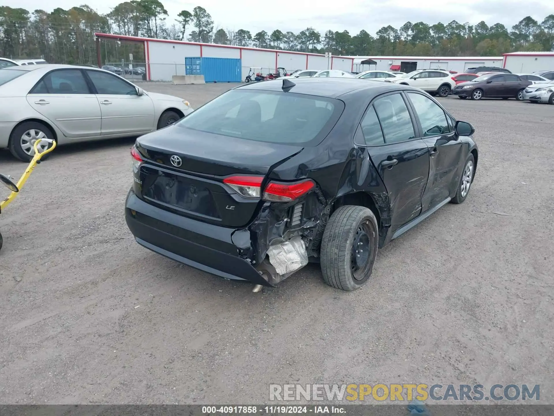 4 fotografías del automóvil dañado 5YFEPMAE1MP213005 TOYOTA COROLLA 2021