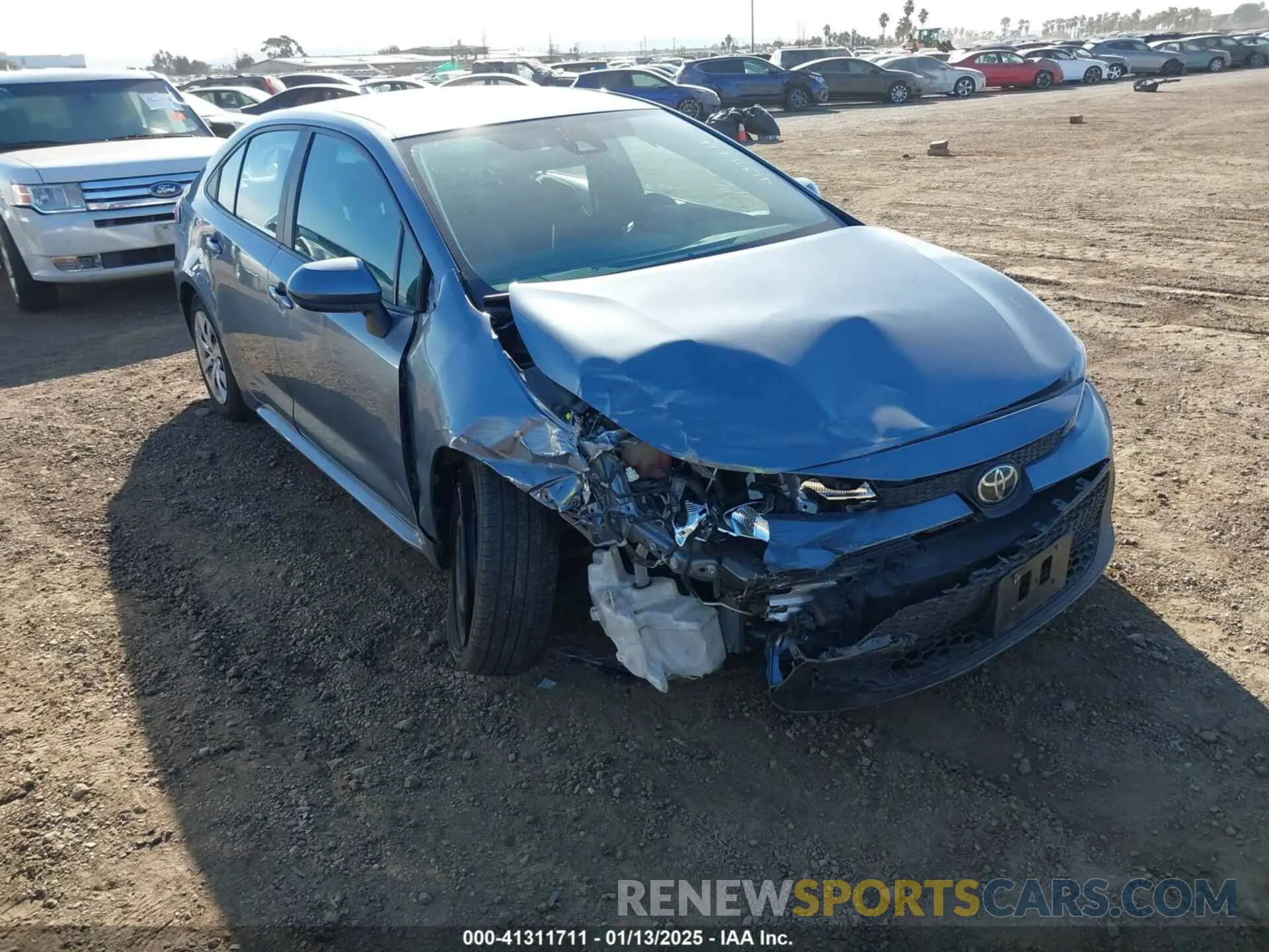 1 fotografías del automóvil dañado 5YFEPMAE1MP214347 TOYOTA COROLLA 2021