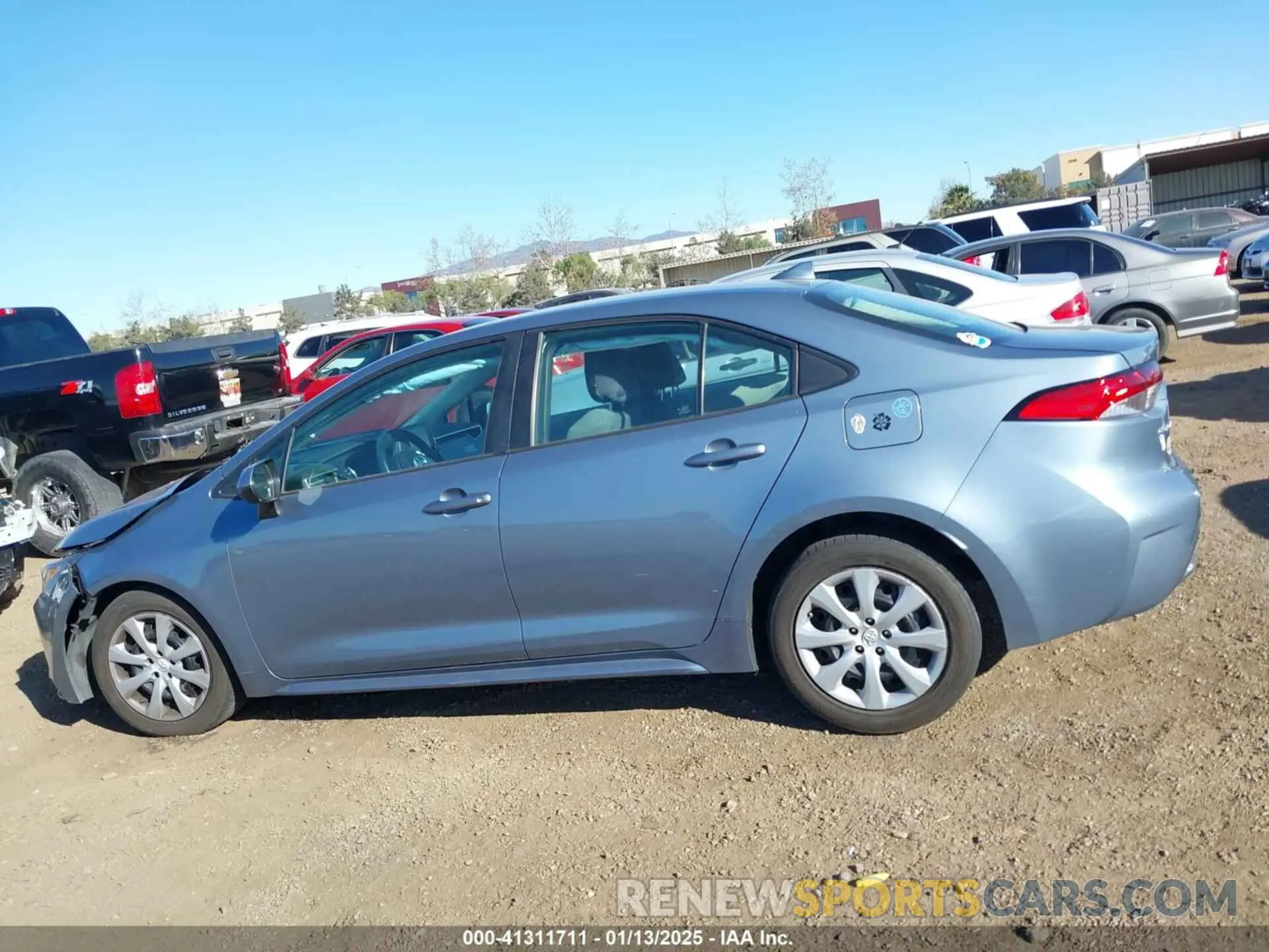 14 fotografías del automóvil dañado 5YFEPMAE1MP214347 TOYOTA COROLLA 2021