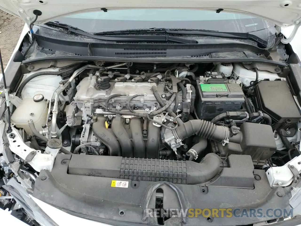 11 fotografías del automóvil dañado 5YFEPMAE1MP214736 TOYOTA COROLLA 2021