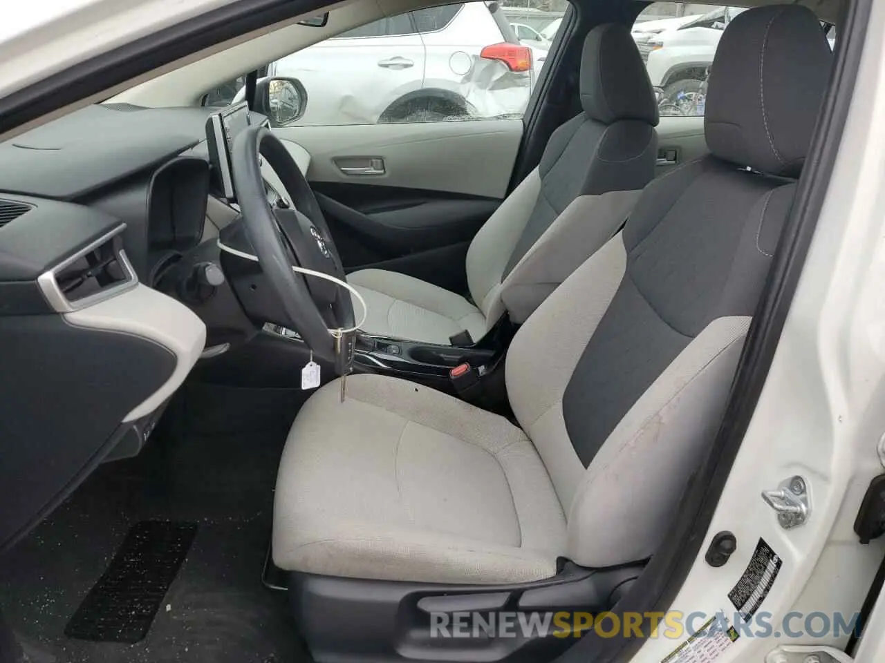 7 fotografías del automóvil dañado 5YFEPMAE1MP214736 TOYOTA COROLLA 2021