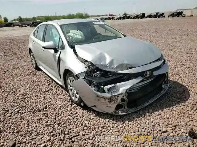 10 fotografías del automóvil dañado 5YFEPMAE1MP214848 TOYOTA COROLLA 2021