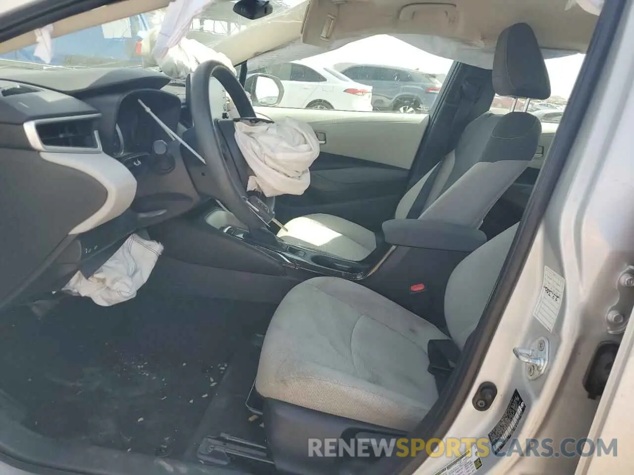 7 fotografías del automóvil dañado 5YFEPMAE1MP214848 TOYOTA COROLLA 2021