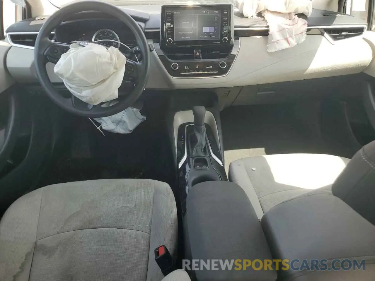 8 fotografías del automóvil dañado 5YFEPMAE1MP214848 TOYOTA COROLLA 2021