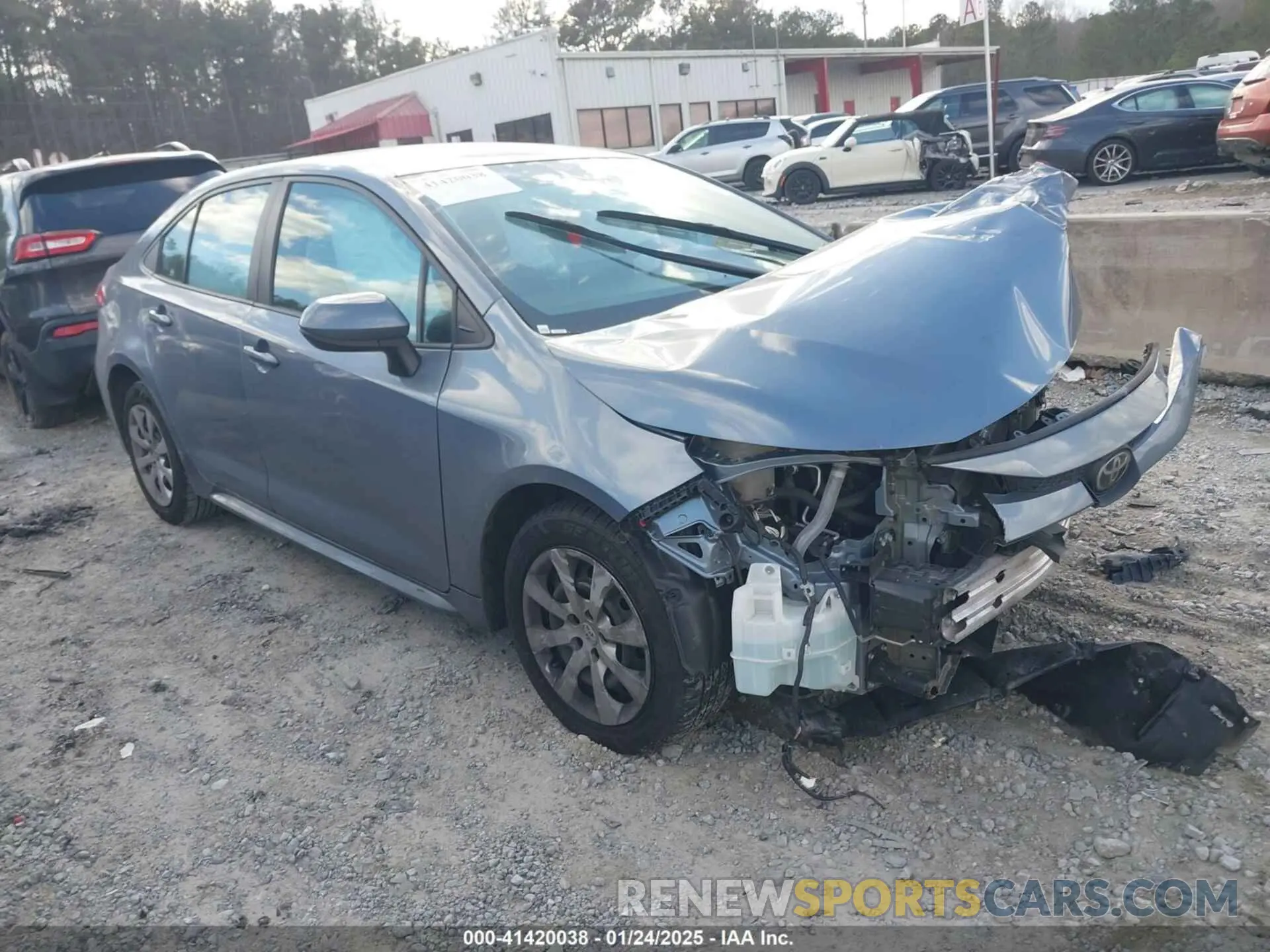 1 fotografías del automóvil dañado 5YFEPMAE1MP216793 TOYOTA COROLLA 2021