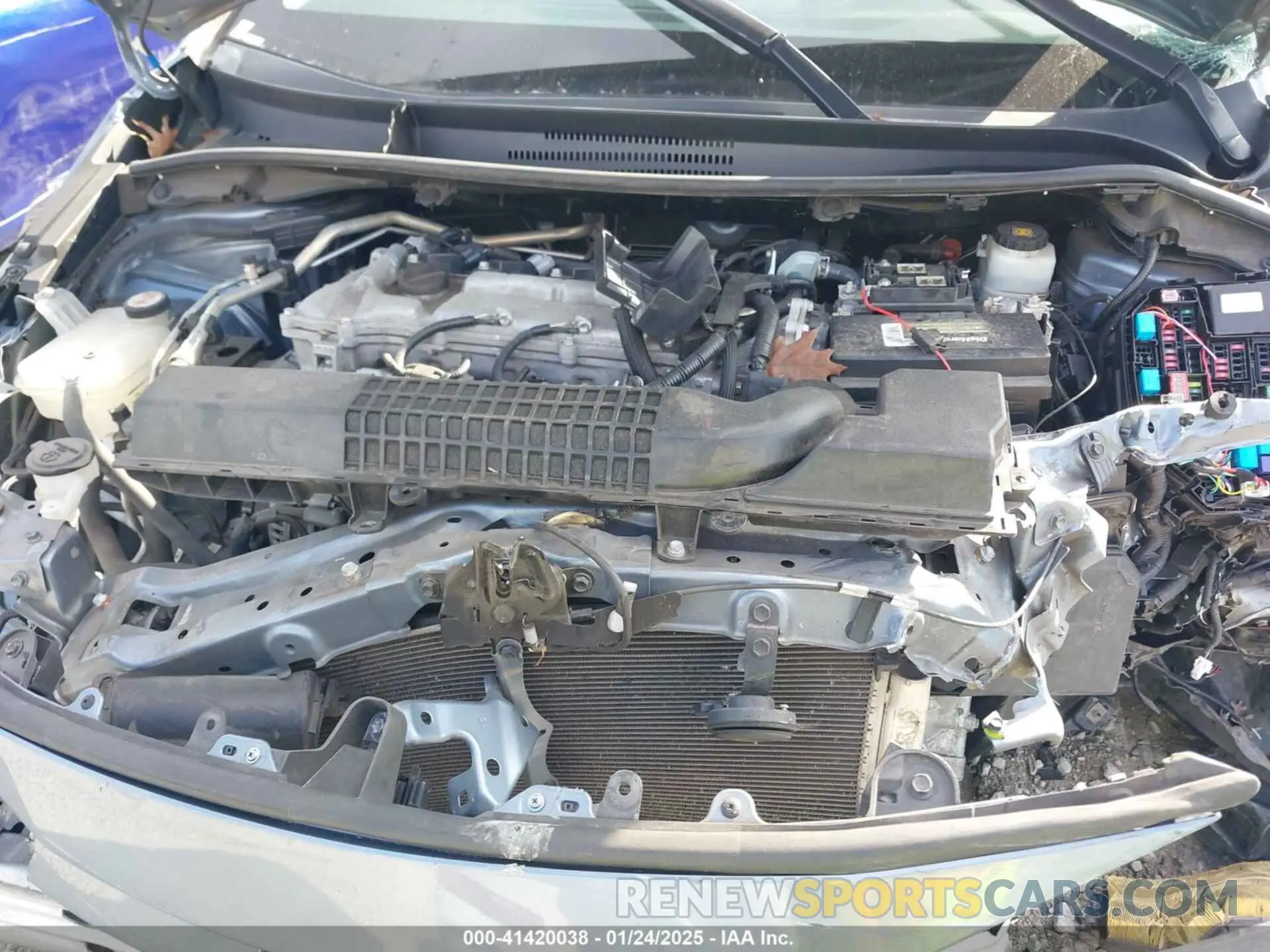 10 fotografías del automóvil dañado 5YFEPMAE1MP216793 TOYOTA COROLLA 2021