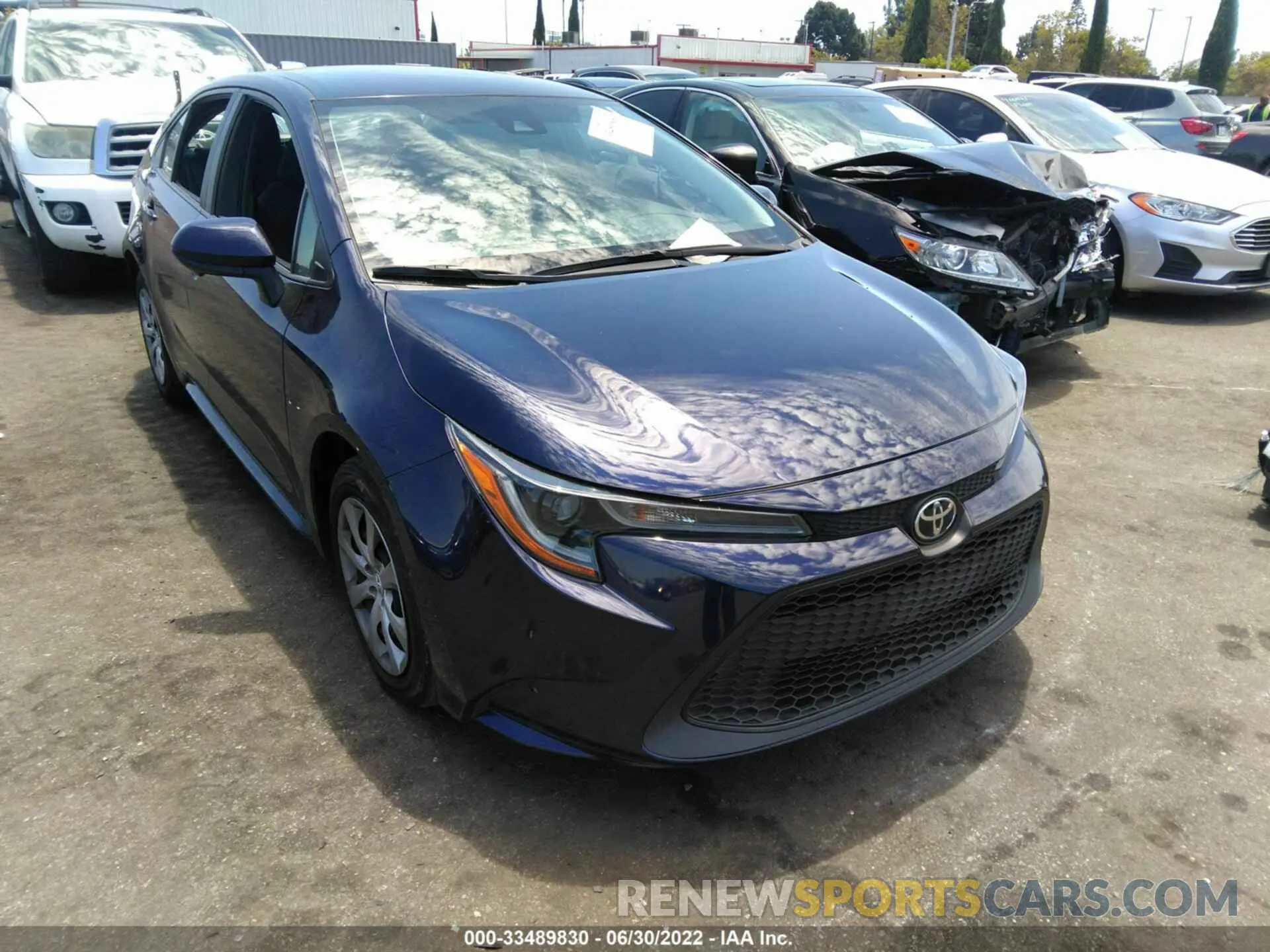 1 fotografías del automóvil dañado 5YFEPMAE1MP220813 TOYOTA COROLLA 2021