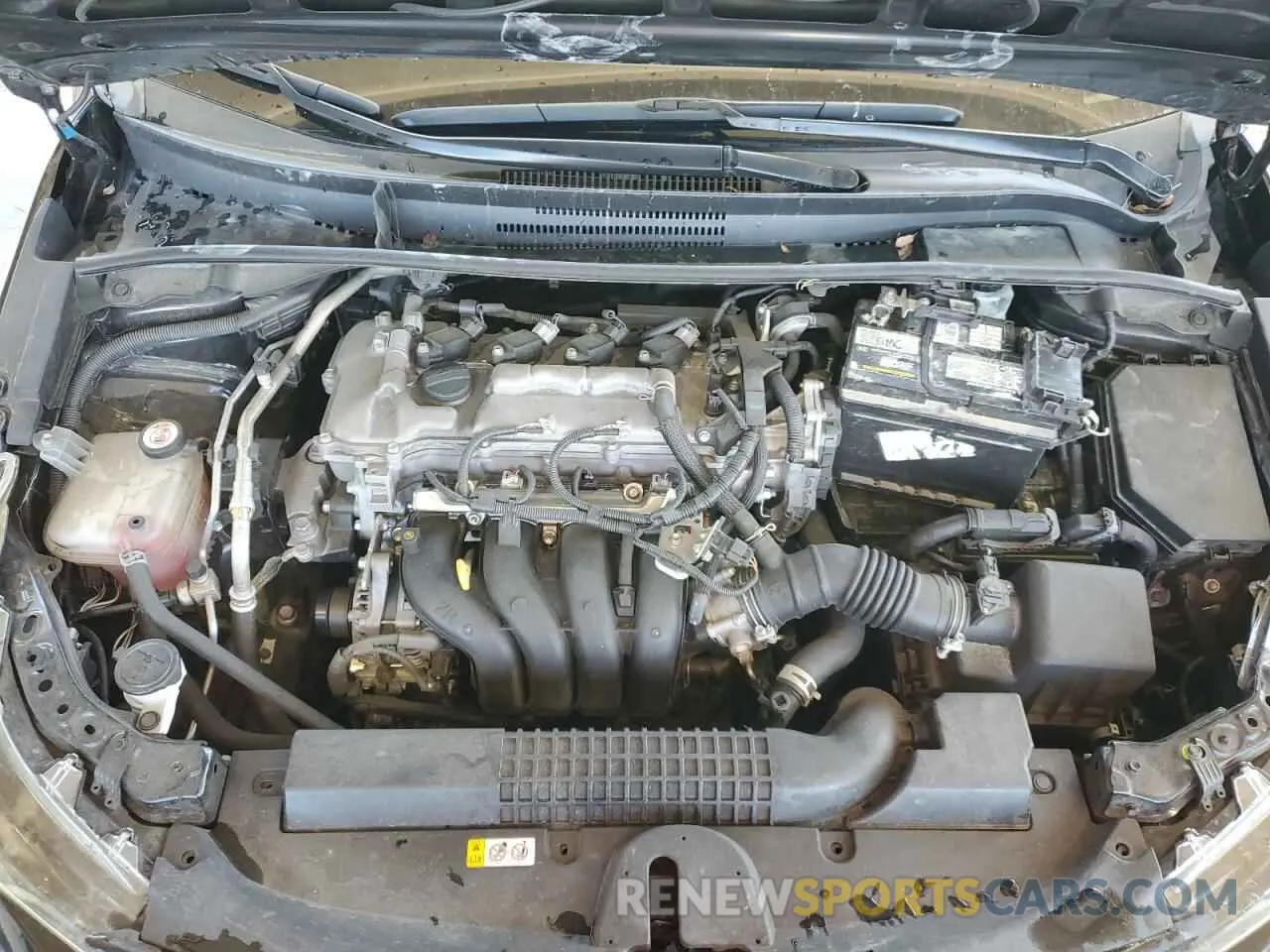 11 fotografías del automóvil dañado 5YFEPMAE1MP234162 TOYOTA COROLLA 2021
