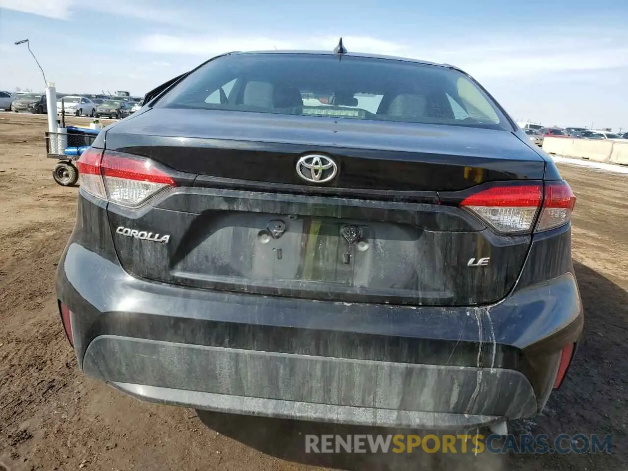 6 fotografías del automóvil dañado 5YFEPMAE1MP236560 TOYOTA COROLLA 2021