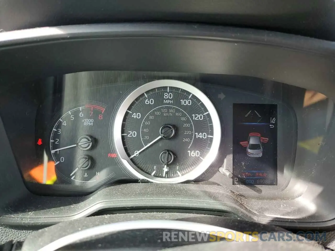 9 fotografías del automóvil dañado 5YFEPMAE1MP236560 TOYOTA COROLLA 2021