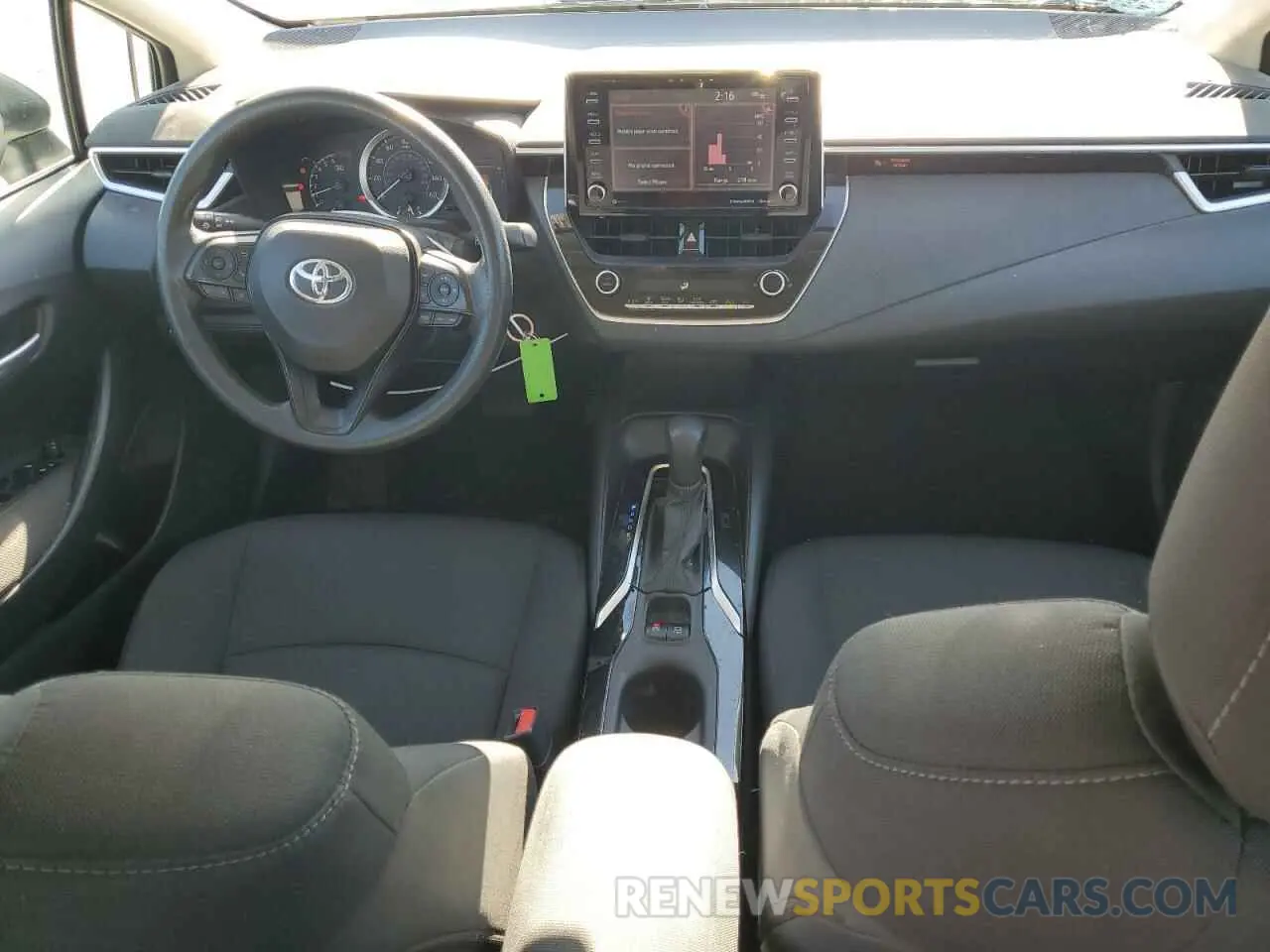 8 fotografías del automóvil dañado 5YFEPMAE1MP246716 TOYOTA COROLLA 2021