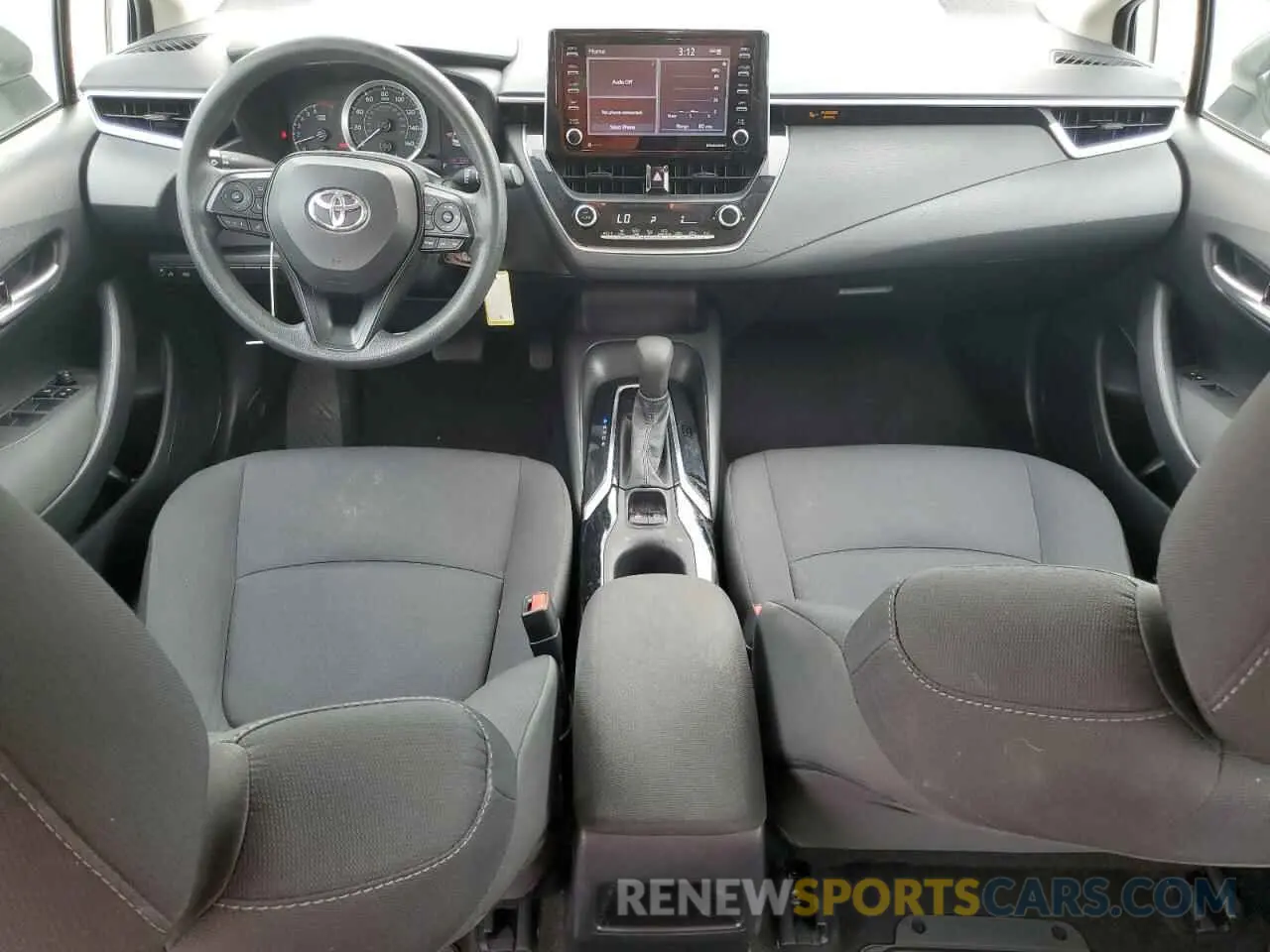 8 fotografías del automóvil dañado 5YFEPMAE1MP254282 TOYOTA COROLLA 2021