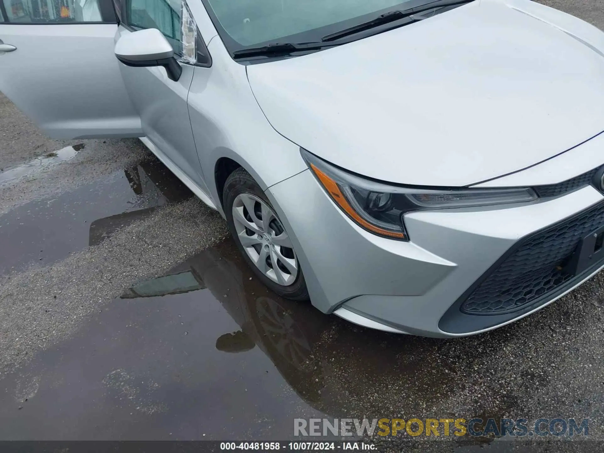 1 fotografías del automóvil dañado 5YFEPMAE1MP256887 TOYOTA COROLLA 2021