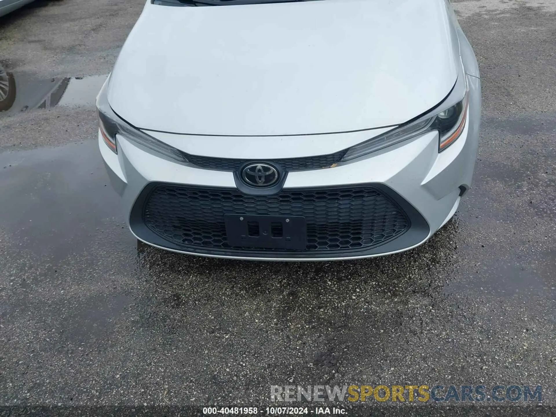 12 fotografías del automóvil dañado 5YFEPMAE1MP256887 TOYOTA COROLLA 2021