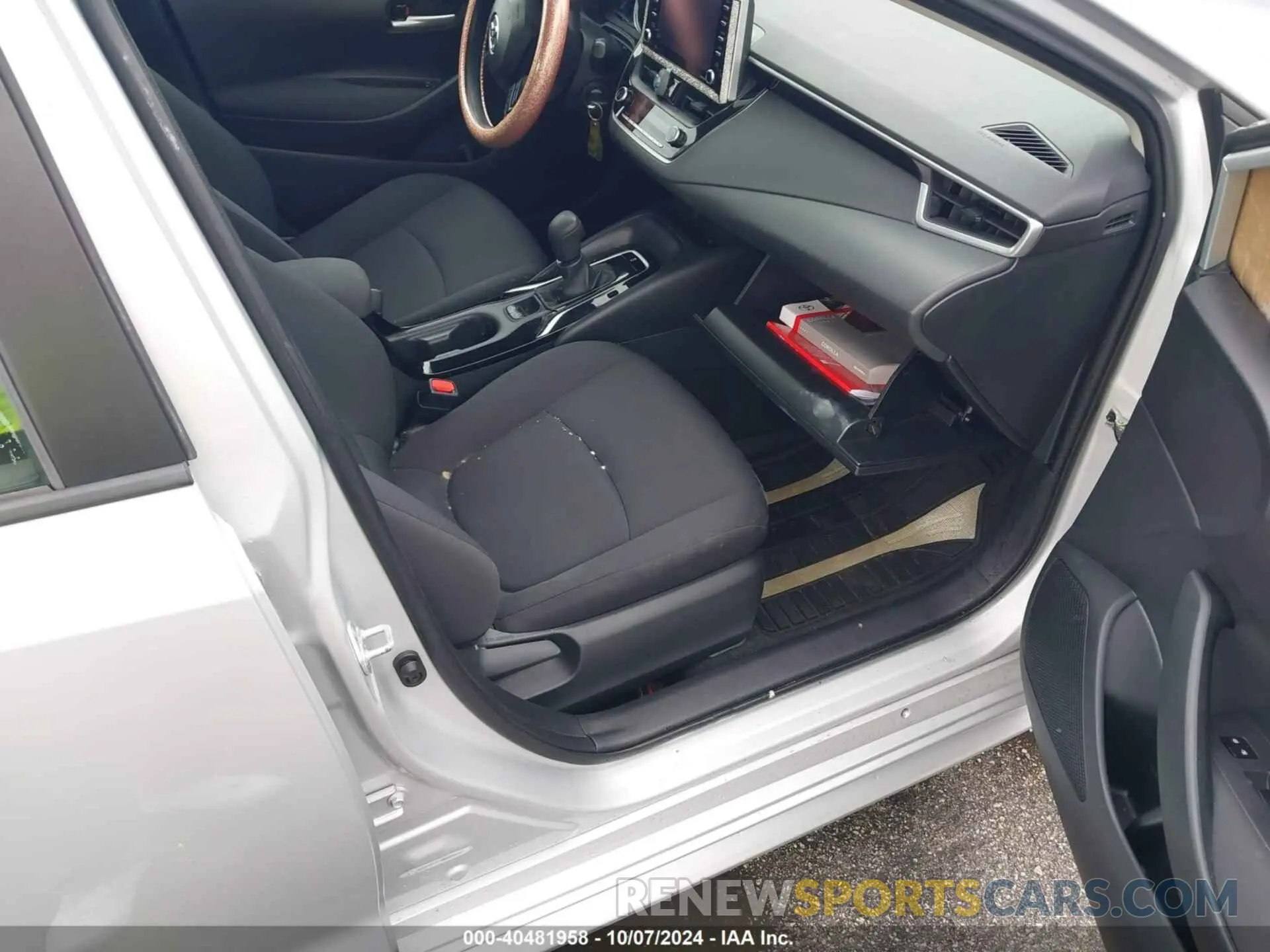 5 fotografías del automóvil dañado 5YFEPMAE1MP256887 TOYOTA COROLLA 2021