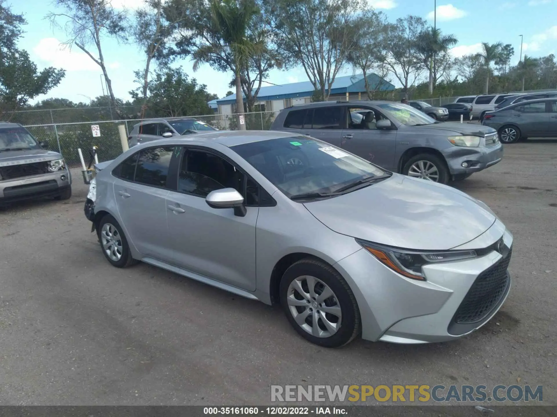 1 fotografías del automóvil dañado 5YFEPMAE1MP260518 TOYOTA COROLLA 2021