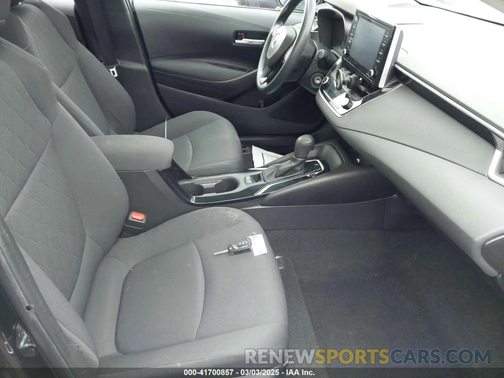 5 fotografías del automóvil dañado 5YFEPMAE1MP263628 TOYOTA COROLLA 2021