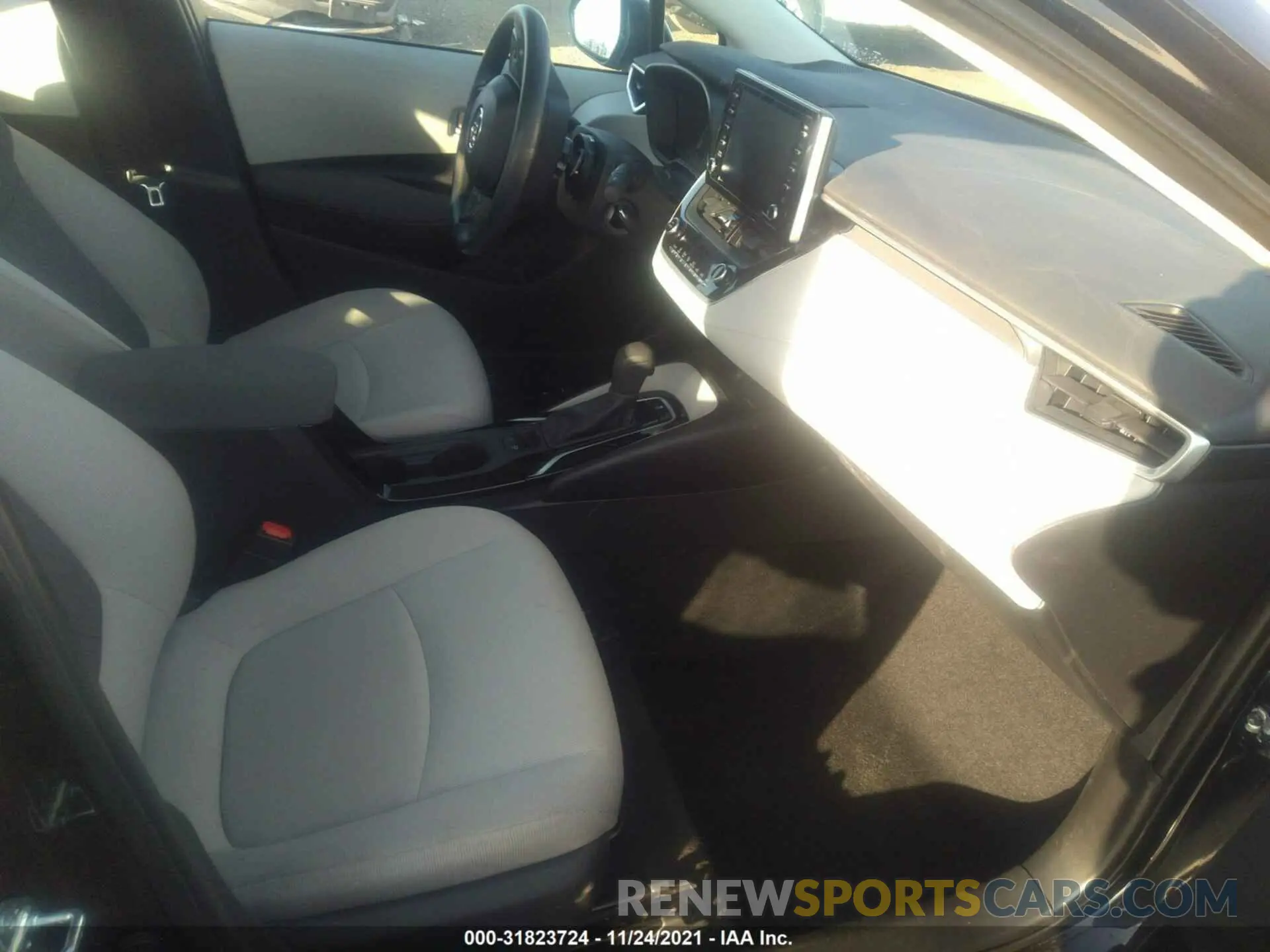5 fotografías del automóvil dañado 5YFEPMAE1MP267288 TOYOTA COROLLA 2021