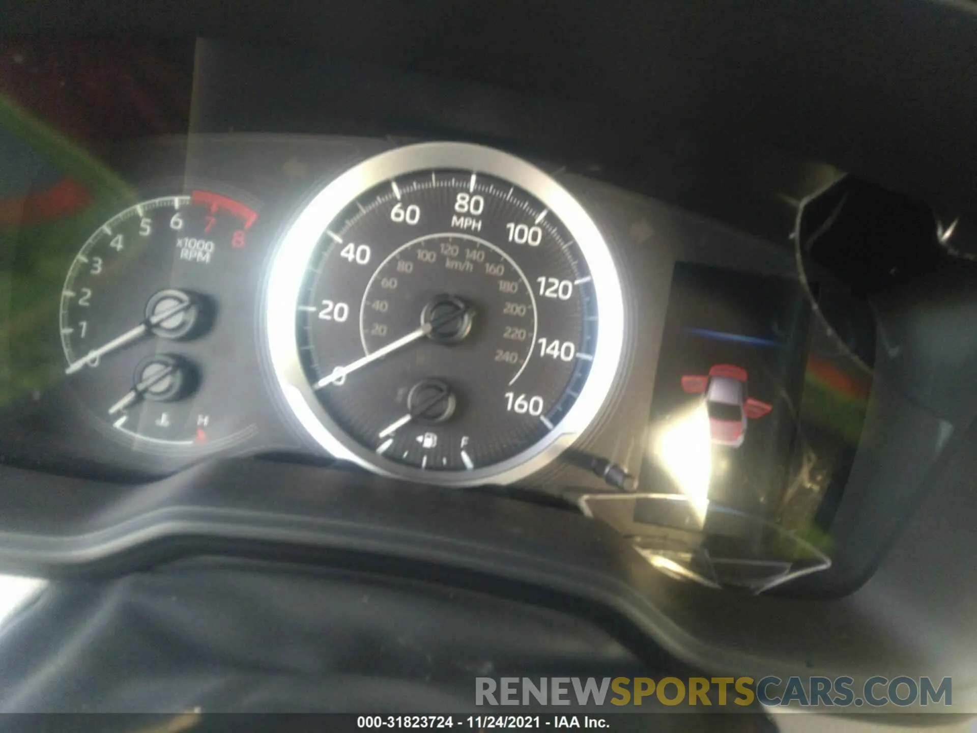 7 fotografías del automóvil dañado 5YFEPMAE1MP267288 TOYOTA COROLLA 2021