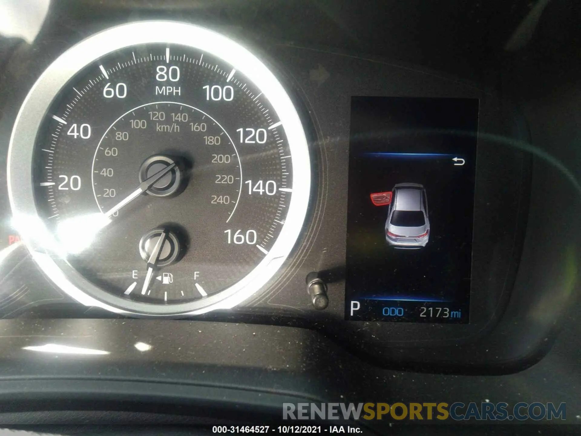 7 fotografías del automóvil dañado 5YFEPMAE1MP267601 TOYOTA COROLLA 2021