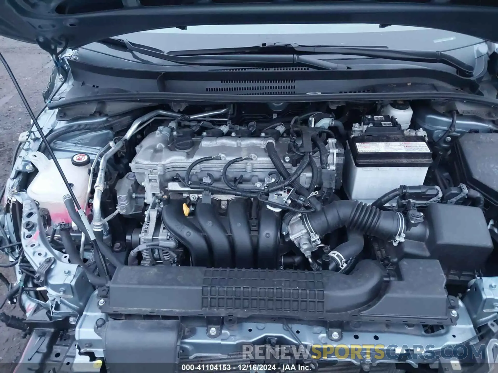 10 fotografías del automóvil dañado 5YFEPMAE1MP268179 TOYOTA COROLLA 2021