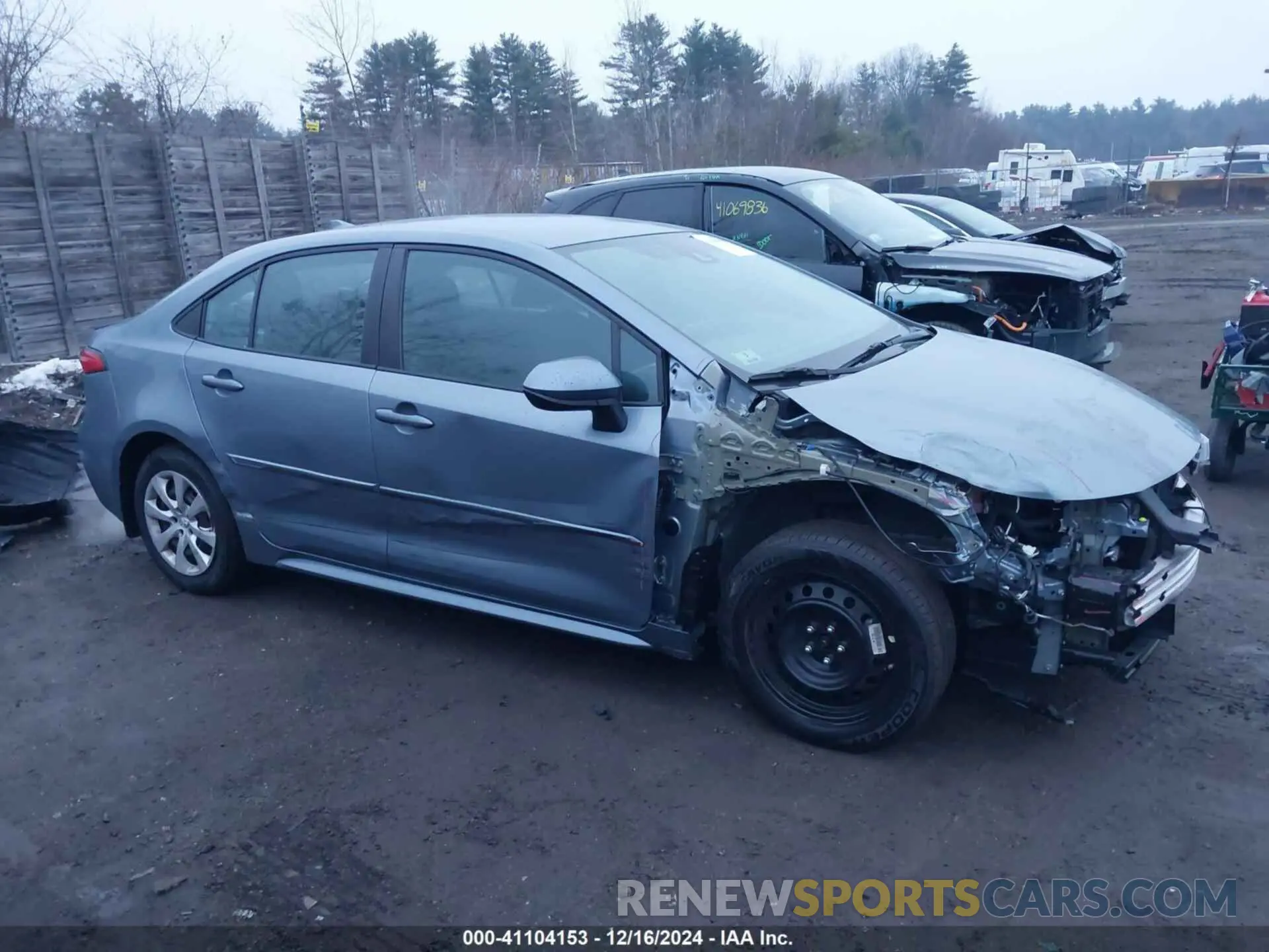 14 fotografías del automóvil dañado 5YFEPMAE1MP268179 TOYOTA COROLLA 2021
