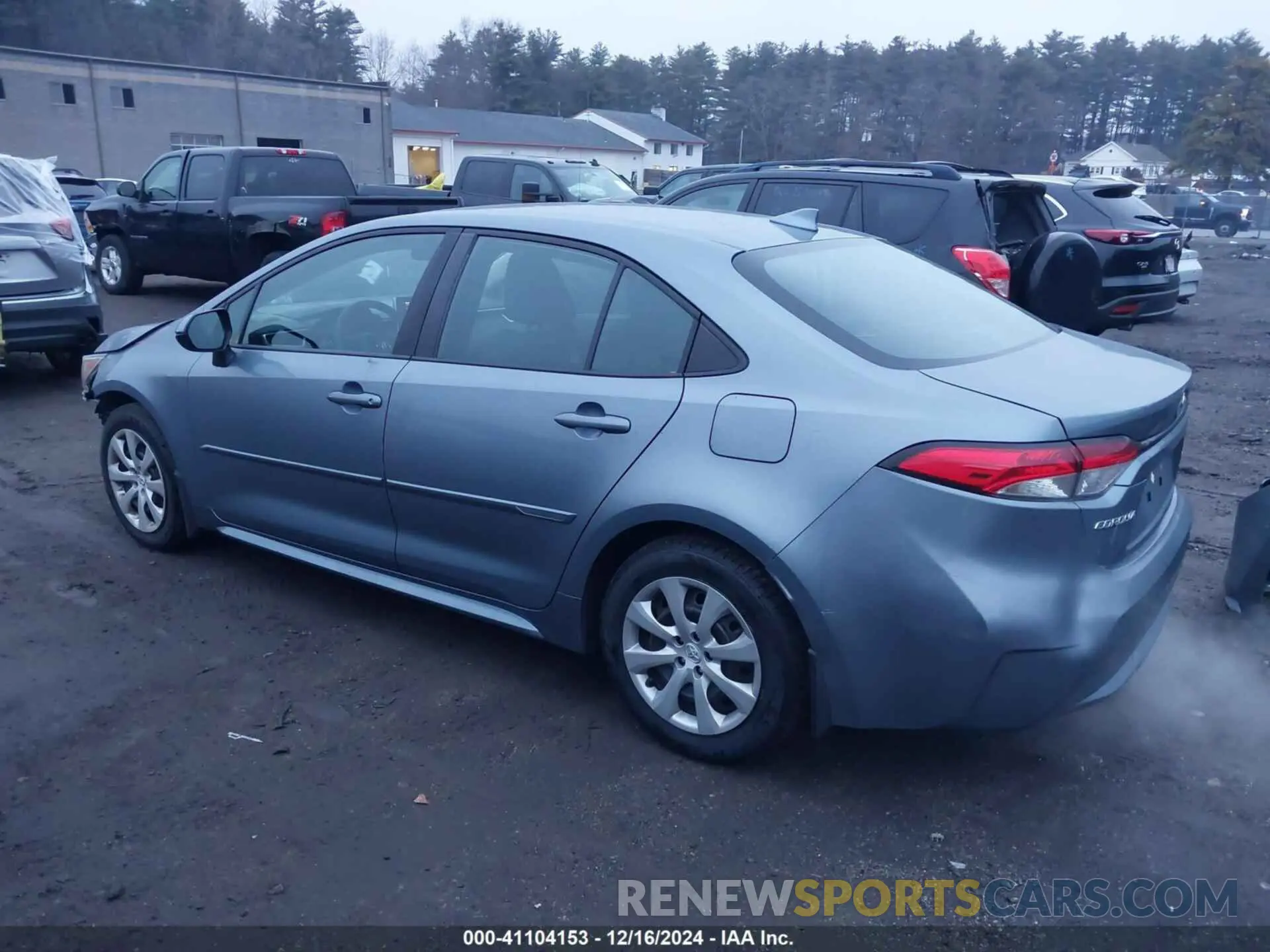 15 fotografías del automóvil dañado 5YFEPMAE1MP268179 TOYOTA COROLLA 2021