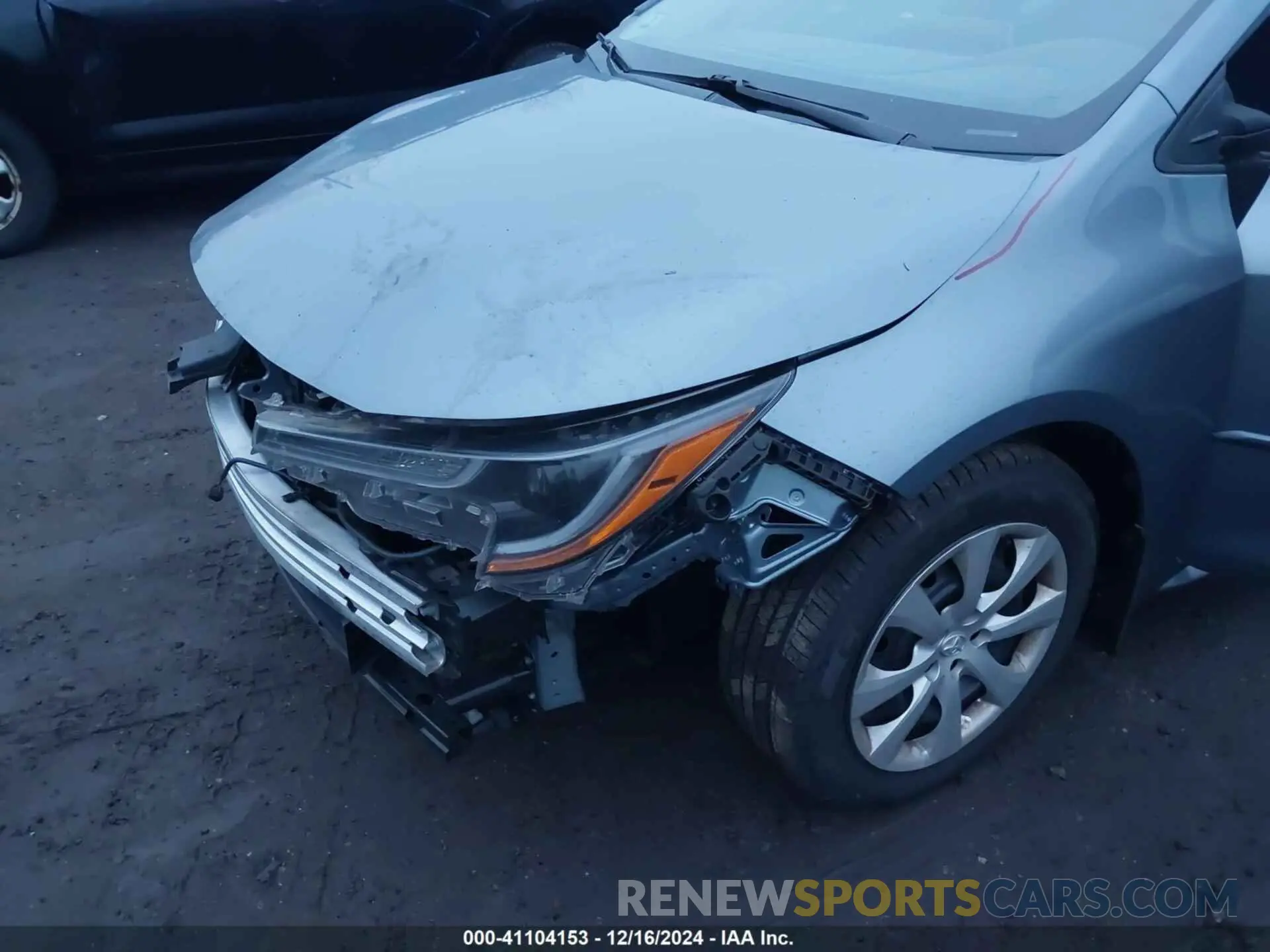 22 fotografías del automóvil dañado 5YFEPMAE1MP268179 TOYOTA COROLLA 2021