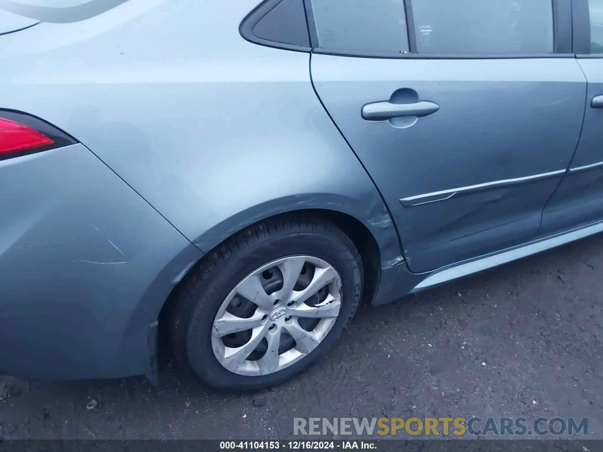 6 fotografías del automóvil dañado 5YFEPMAE1MP268179 TOYOTA COROLLA 2021