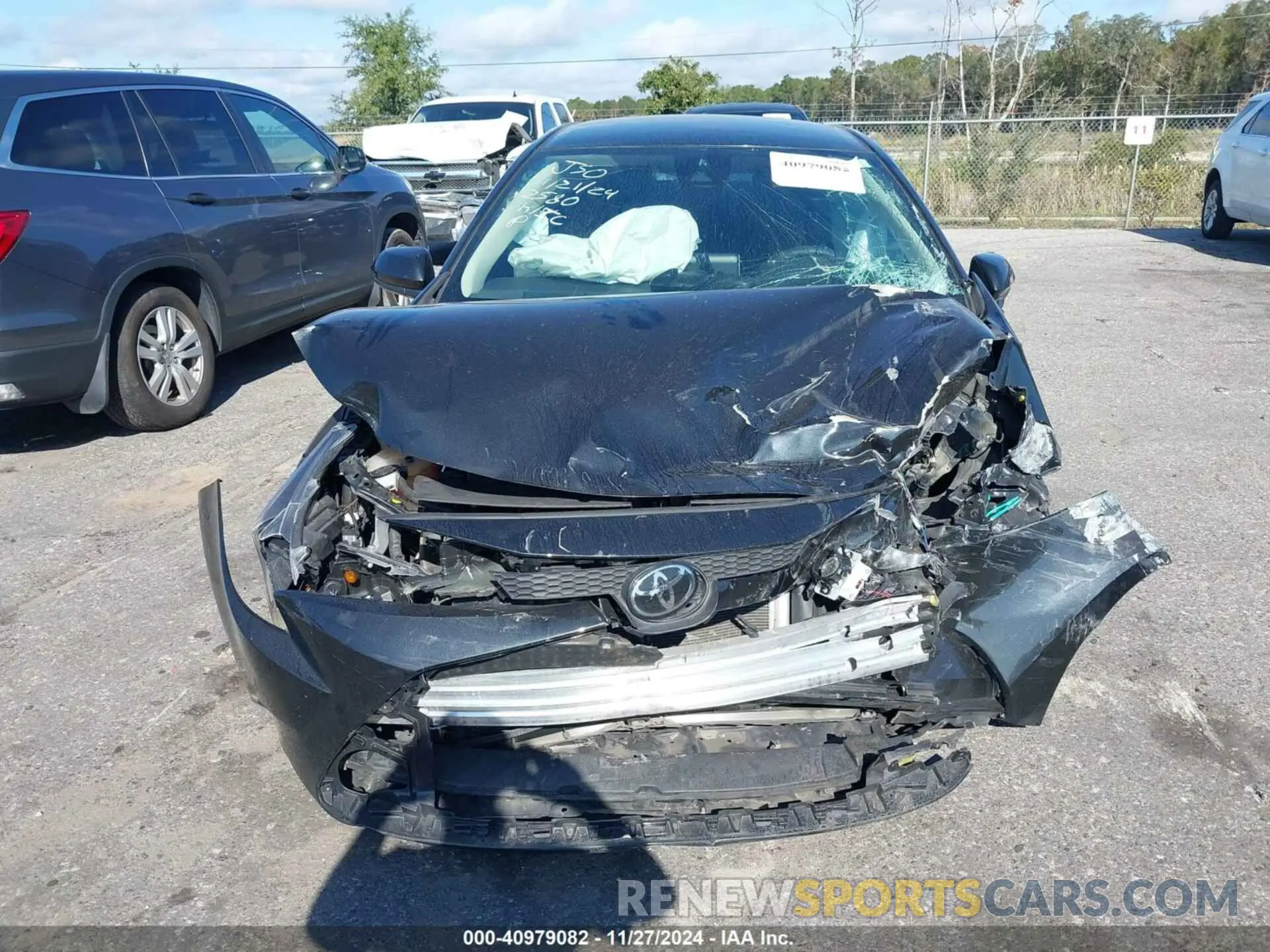 12 fotografías del automóvil dañado 5YFEPMAE2MP152456 TOYOTA COROLLA 2021