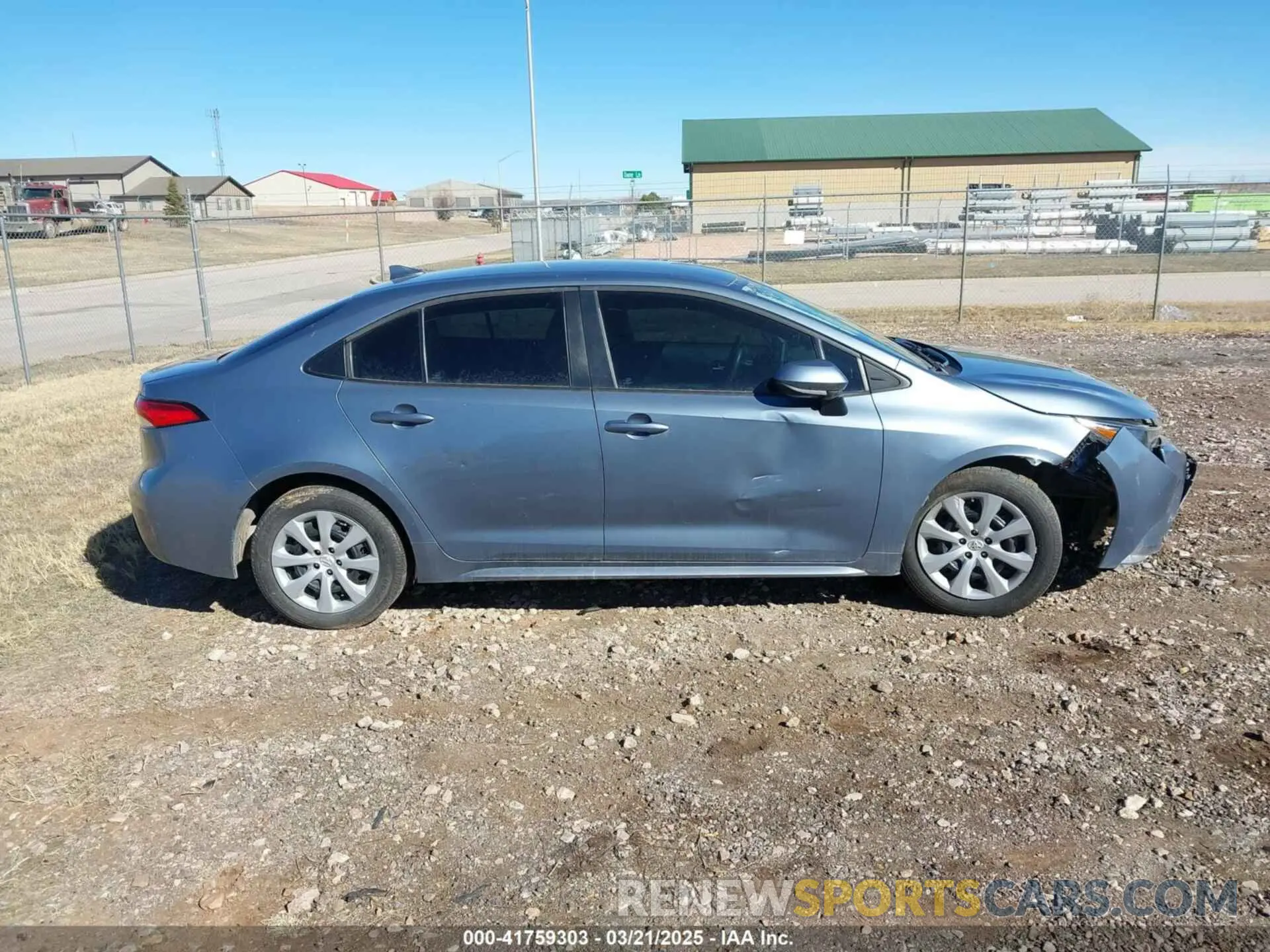 12 fotografías del automóvil dañado 5YFEPMAE2MP153140 TOYOTA COROLLA 2021