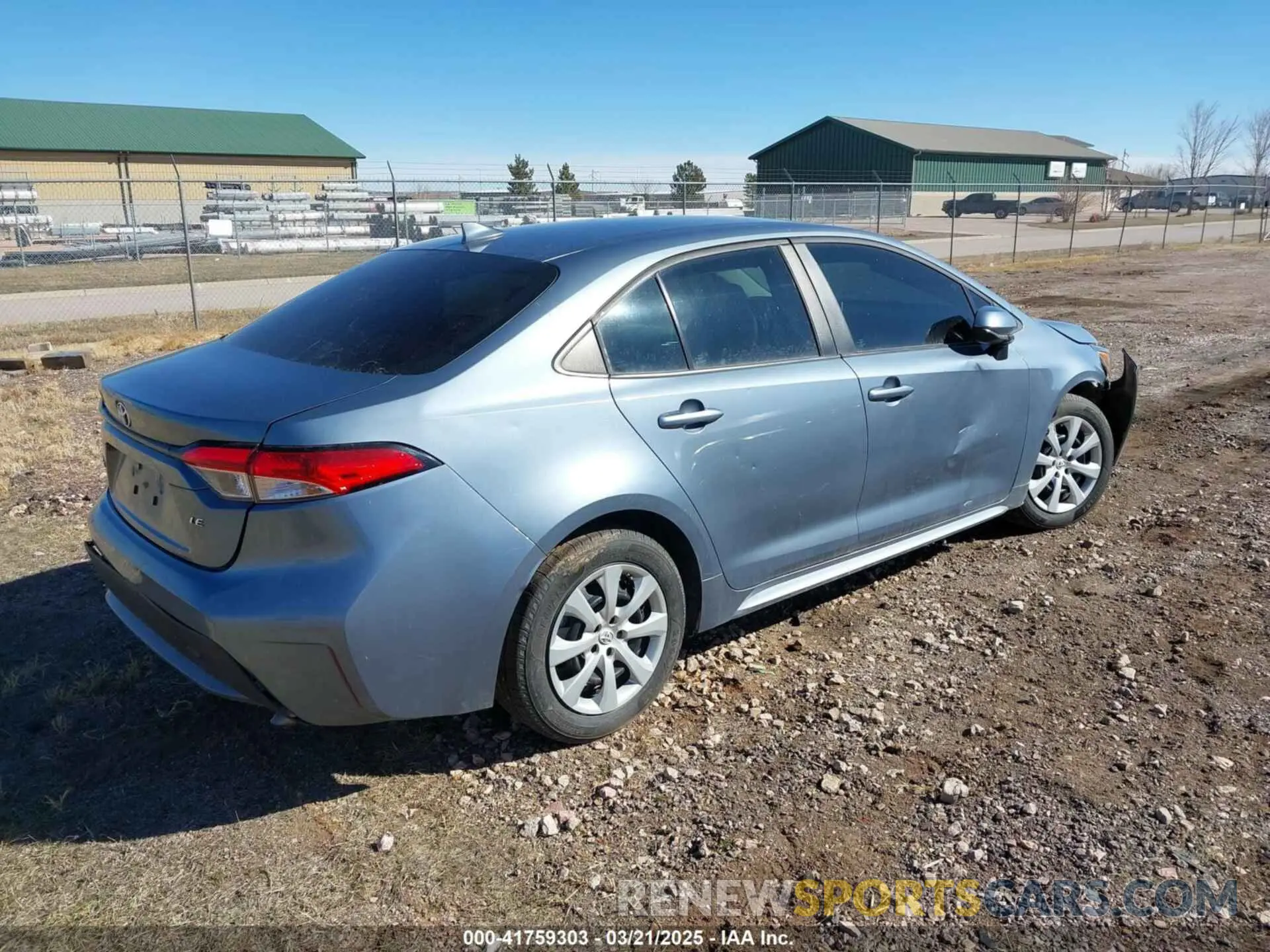 4 fotografías del automóvil dañado 5YFEPMAE2MP153140 TOYOTA COROLLA 2021