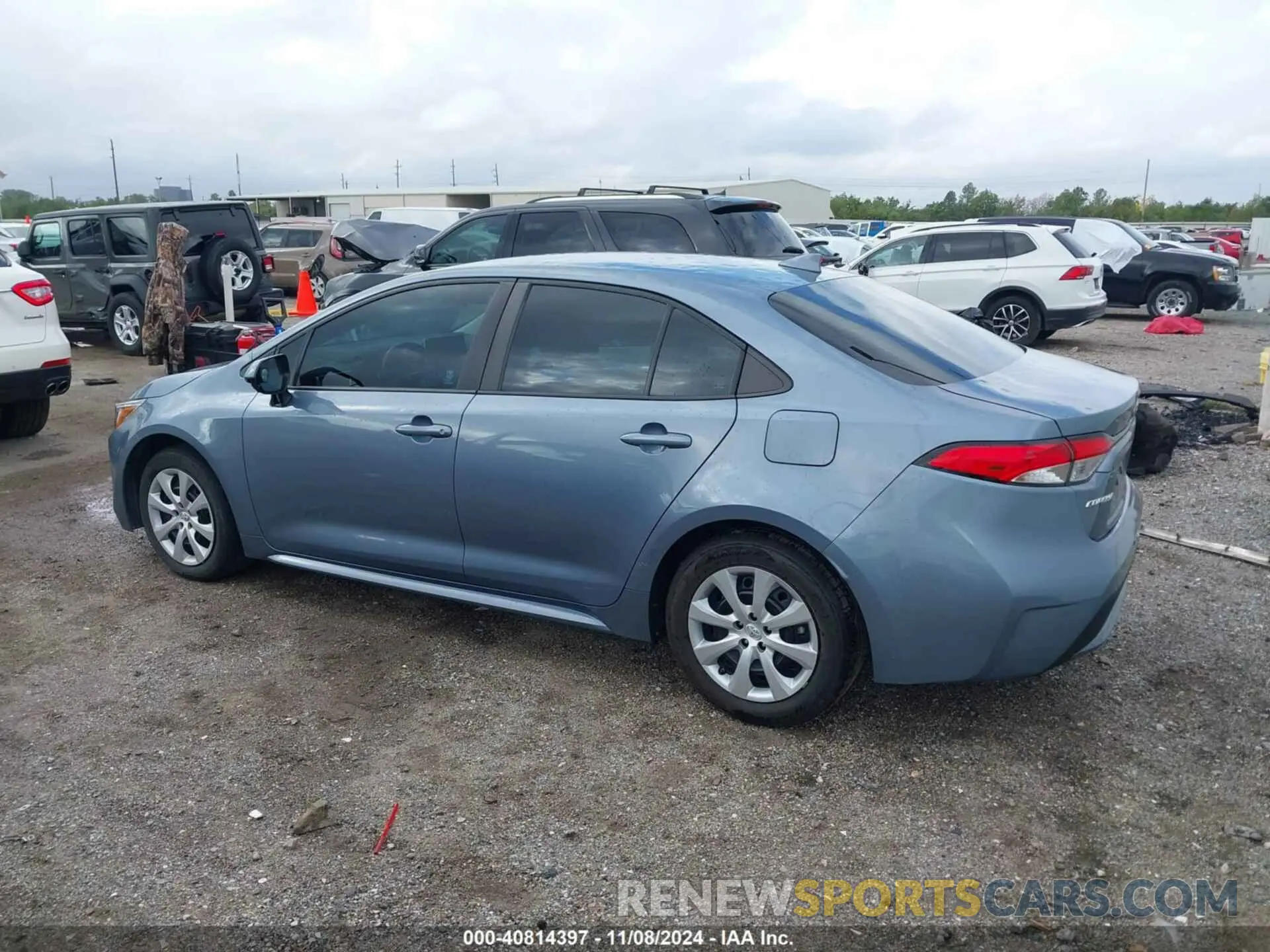 14 fotografías del automóvil dañado 5YFEPMAE2MP166907 TOYOTA COROLLA 2021