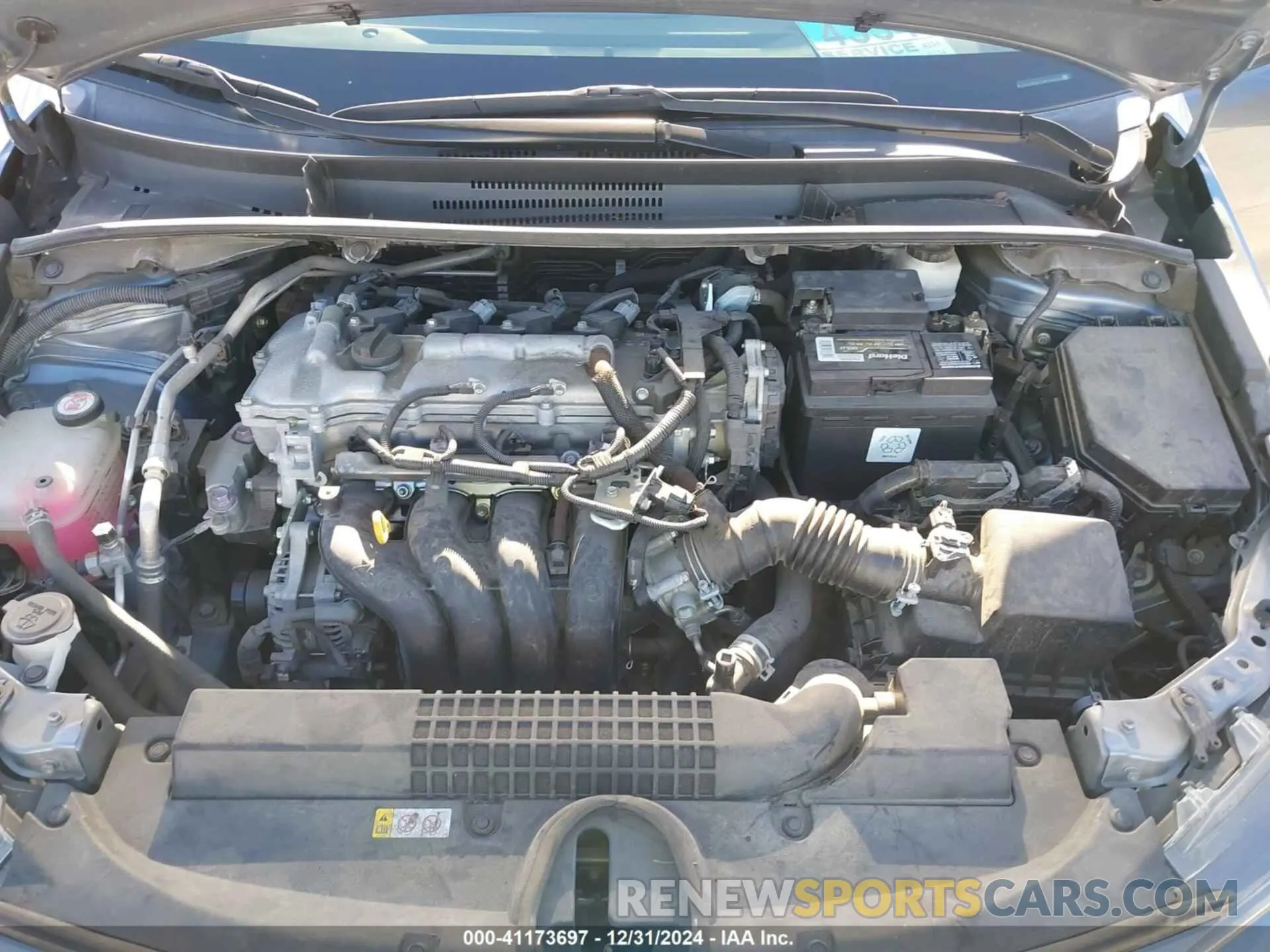 10 fotografías del automóvil dañado 5YFEPMAE2MP168060 TOYOTA COROLLA 2021