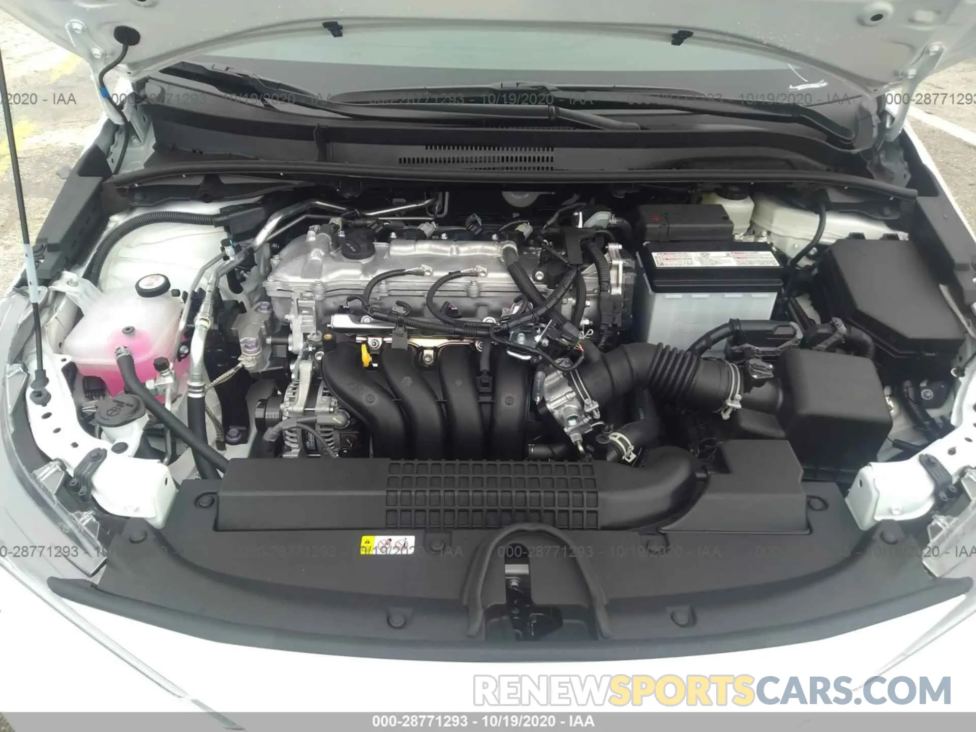 10 fotografías del automóvil dañado 5YFEPMAE2MP168494 TOYOTA COROLLA 2021