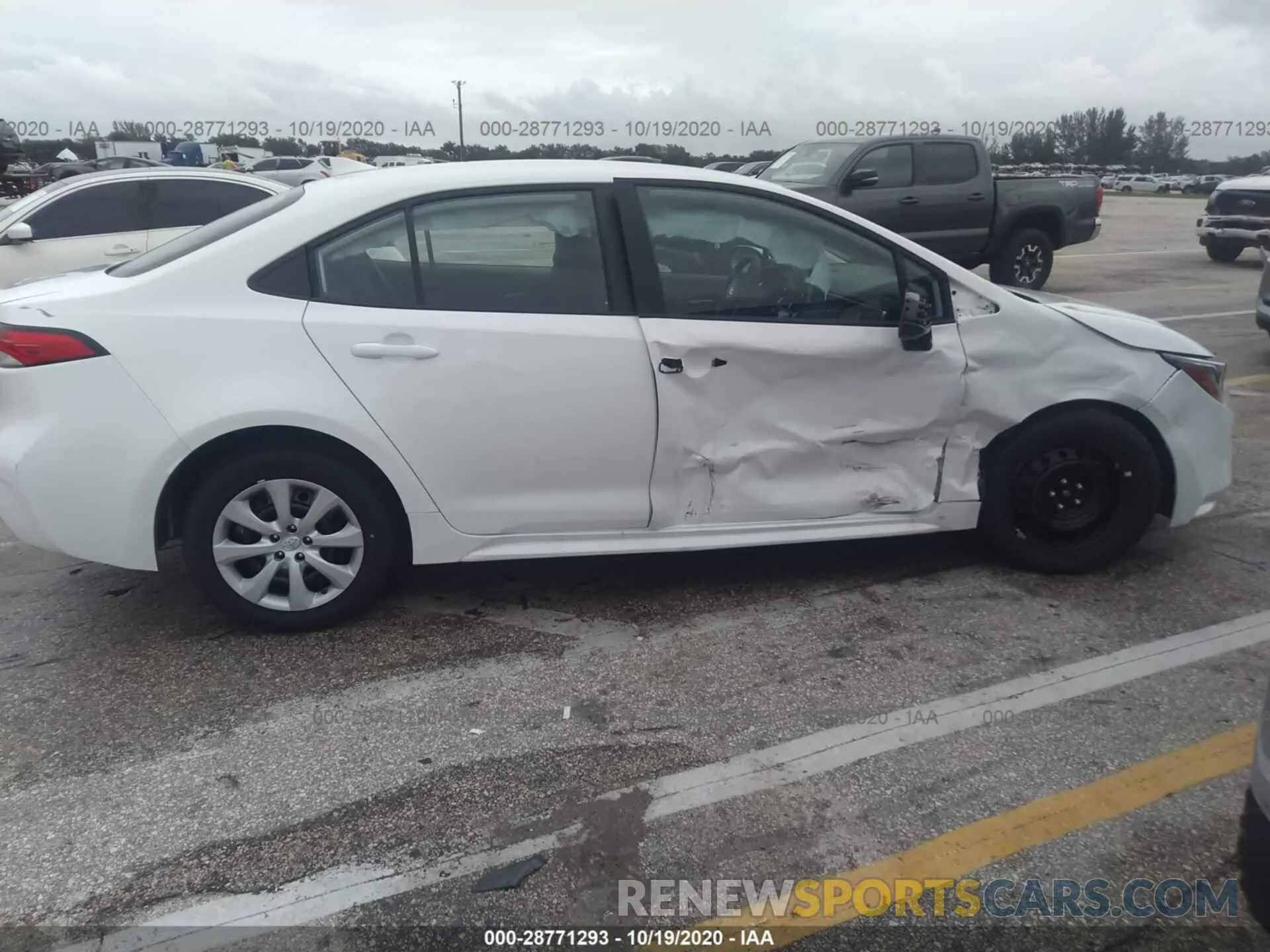 6 fotografías del automóvil dañado 5YFEPMAE2MP168494 TOYOTA COROLLA 2021