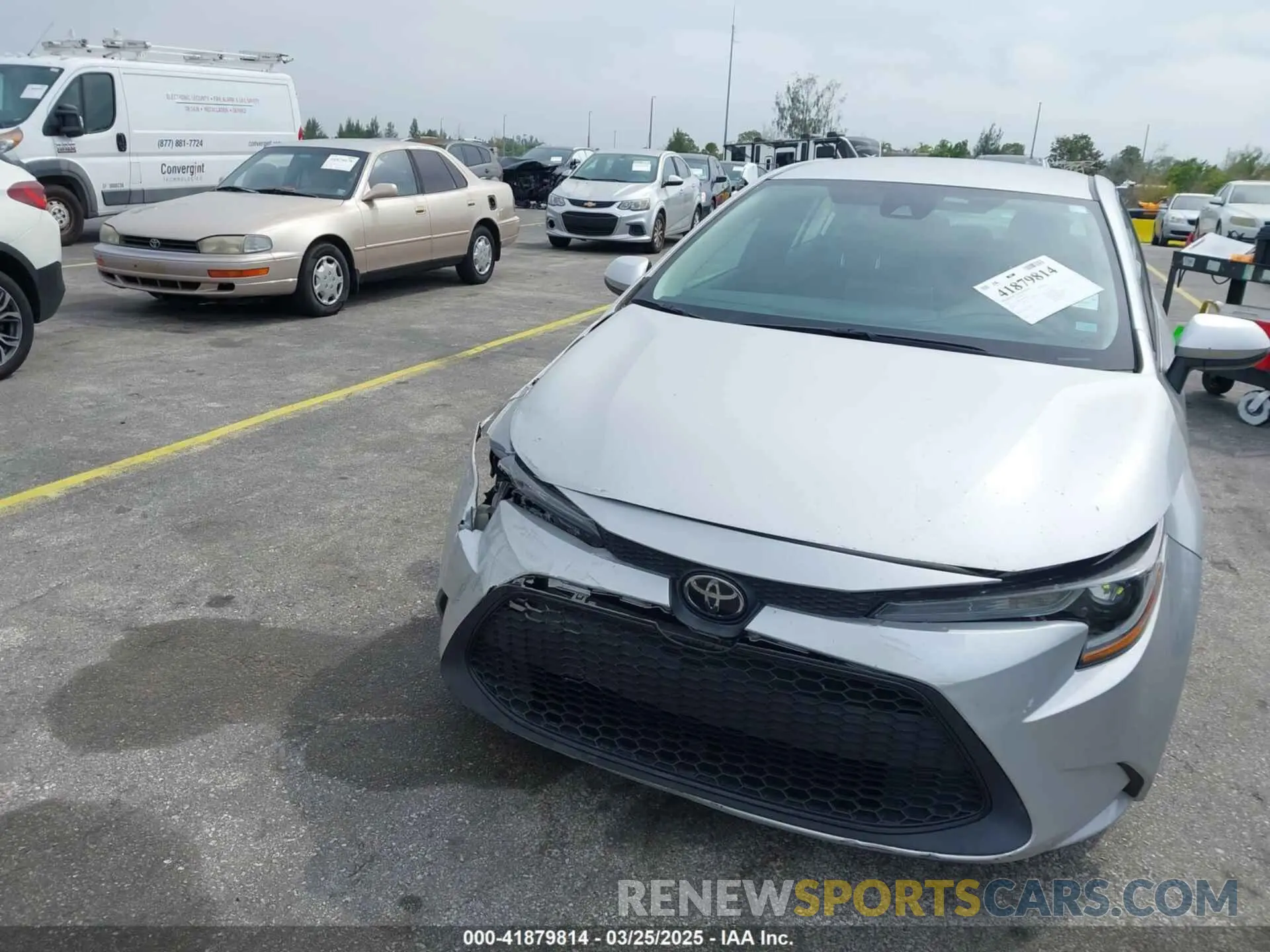 12 fotografías del automóvil dañado 5YFEPMAE2MP169418 TOYOTA COROLLA 2021