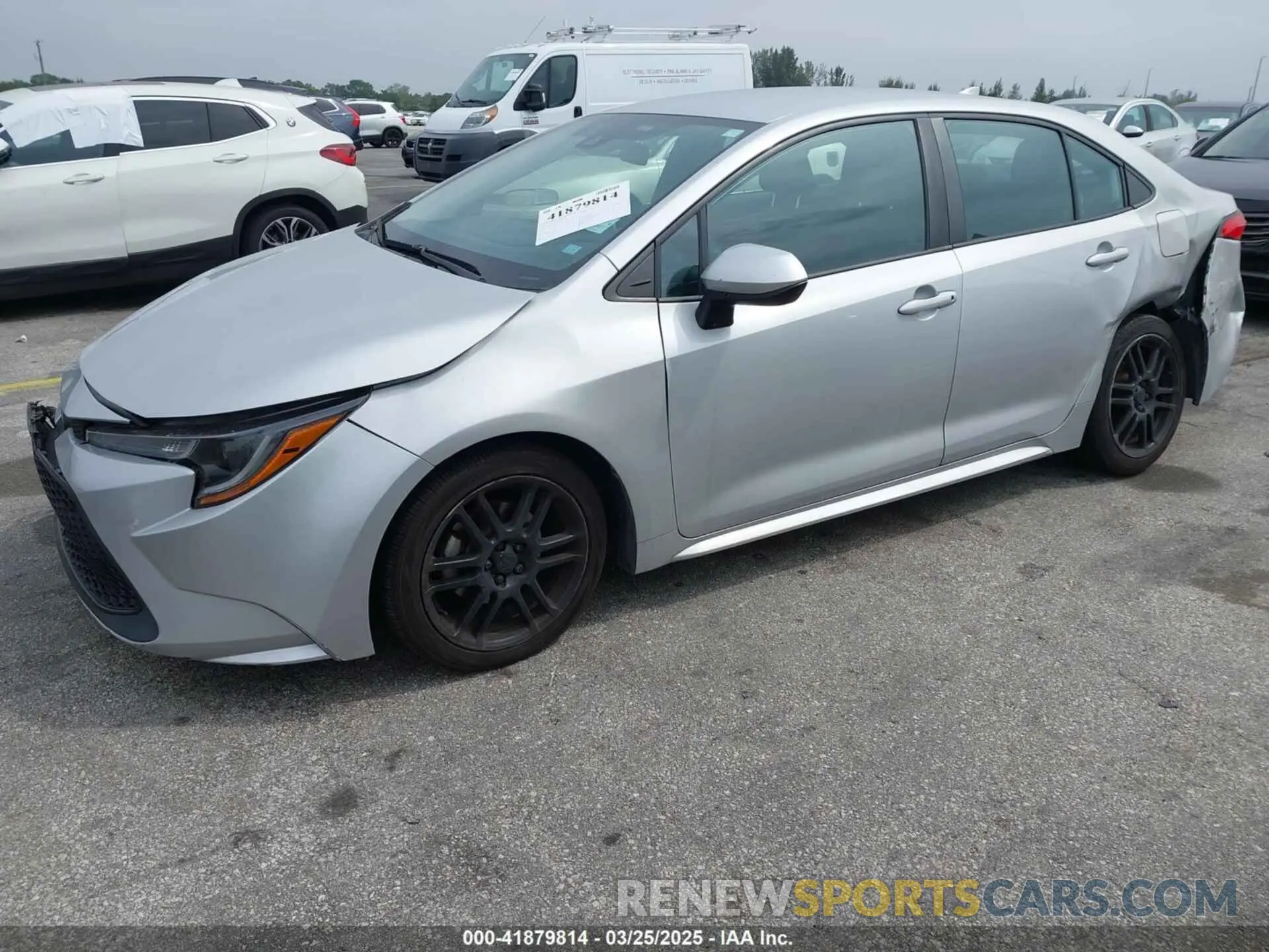 2 fotografías del automóvil dañado 5YFEPMAE2MP169418 TOYOTA COROLLA 2021