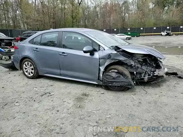 11 fotografías del automóvil dañado 5YFEPMAE2MP169631 TOYOTA COROLLA 2021