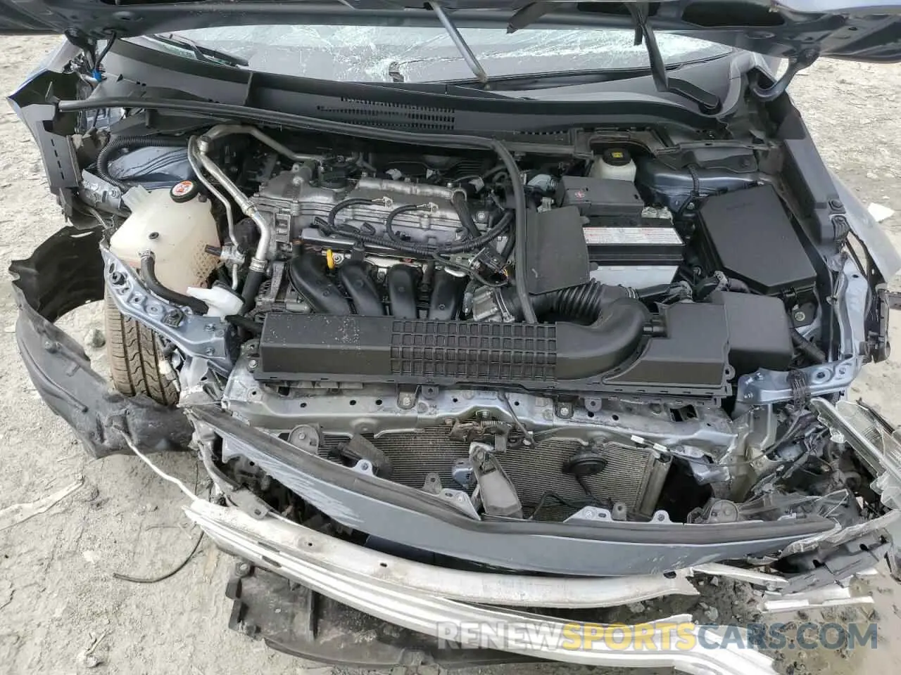 12 fotografías del automóvil dañado 5YFEPMAE2MP169631 TOYOTA COROLLA 2021
