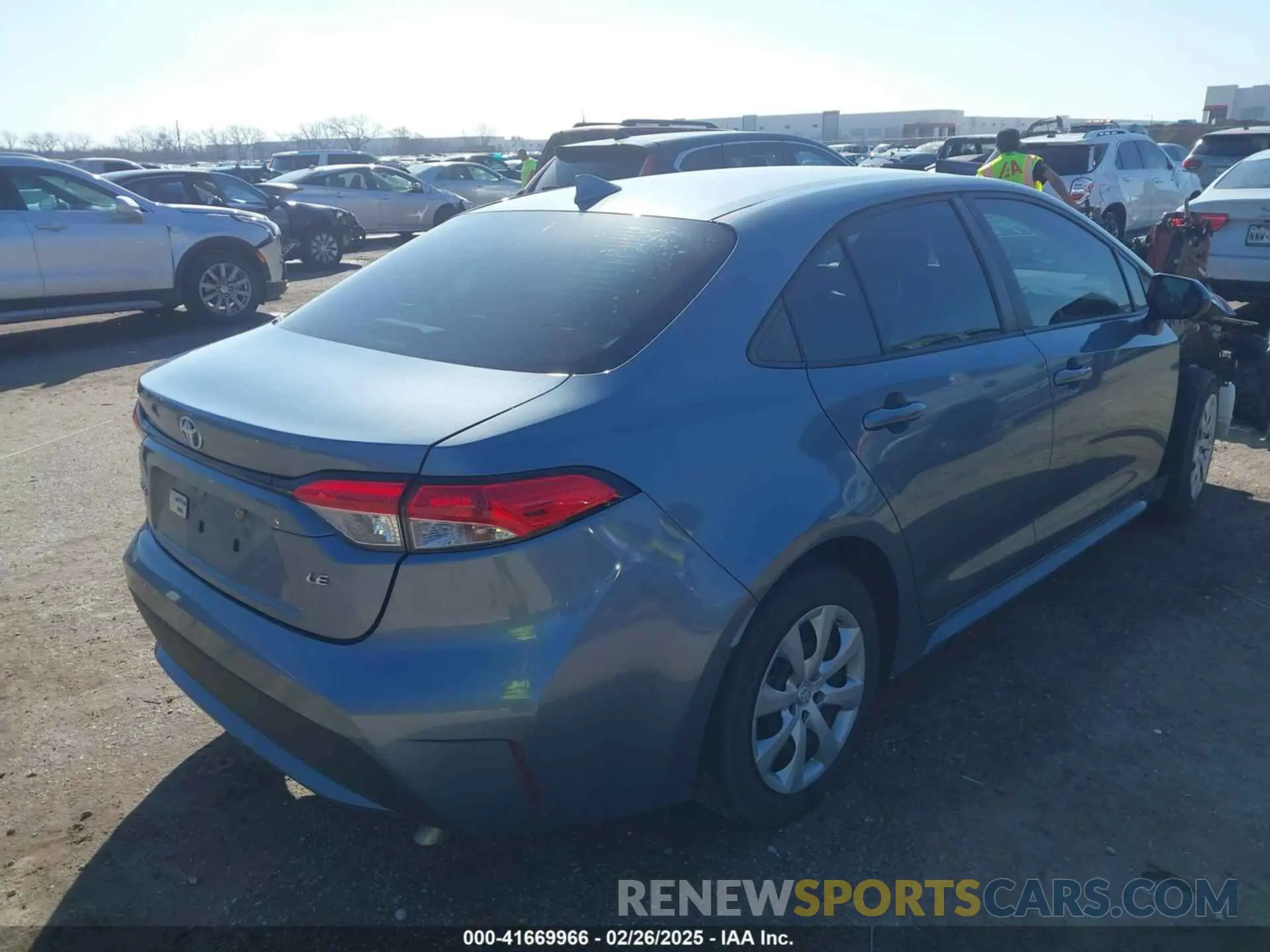 4 fotografías del automóvil dañado 5YFEPMAE2MP174599 TOYOTA COROLLA 2021
