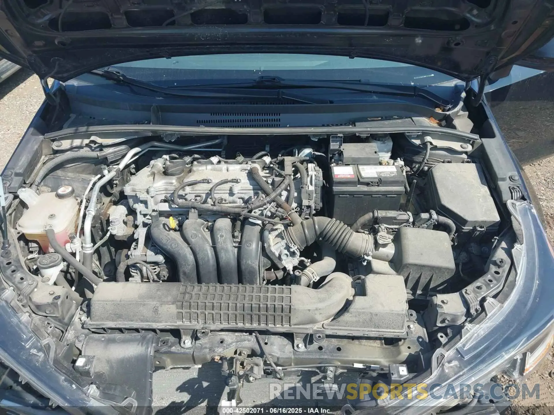 10 fotografías del automóvil dañado 5YFEPMAE2MP174649 TOYOTA COROLLA 2021