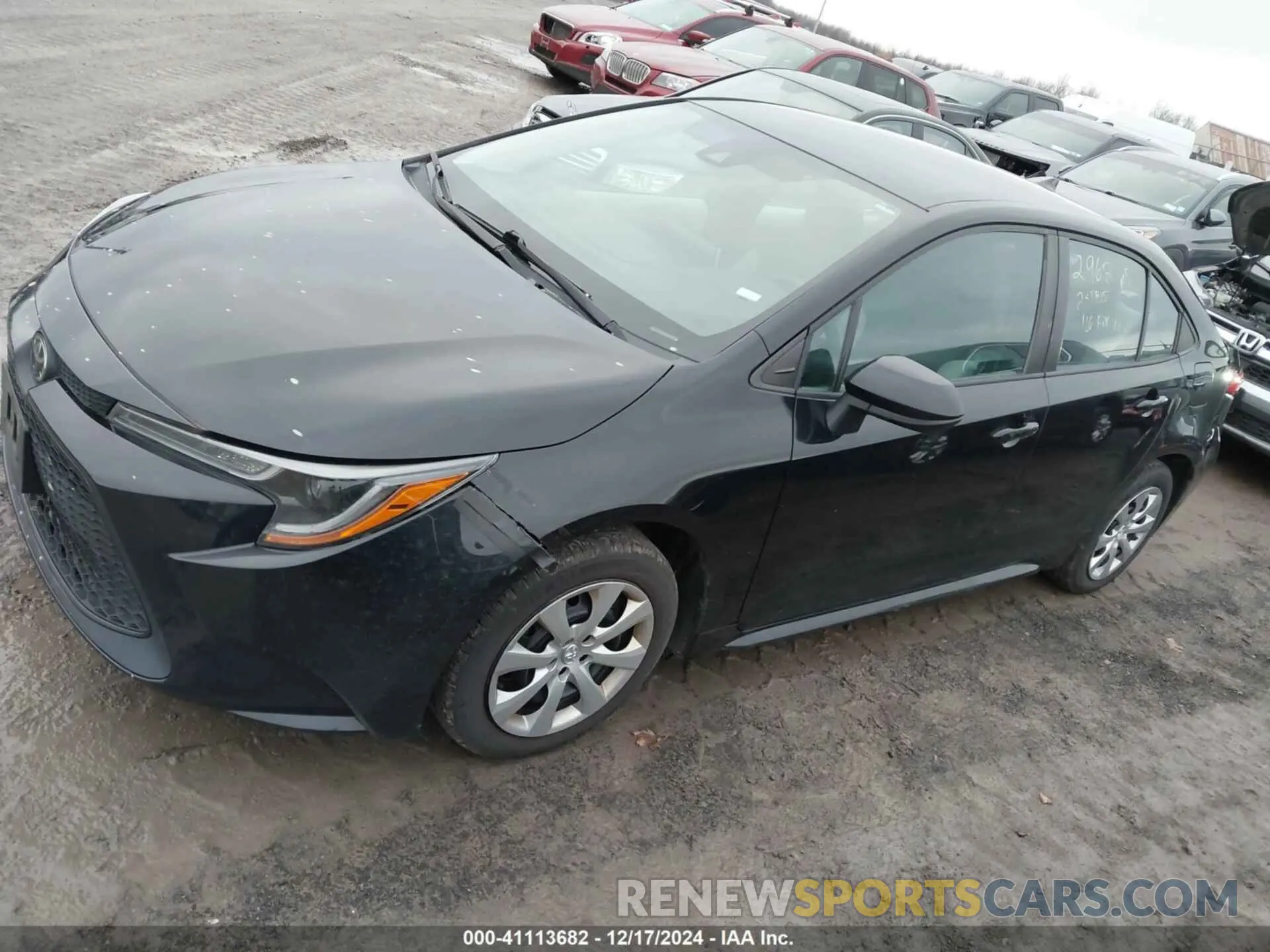 2 fotografías del automóvil dañado 5YFEPMAE2MP175512 TOYOTA COROLLA 2021
