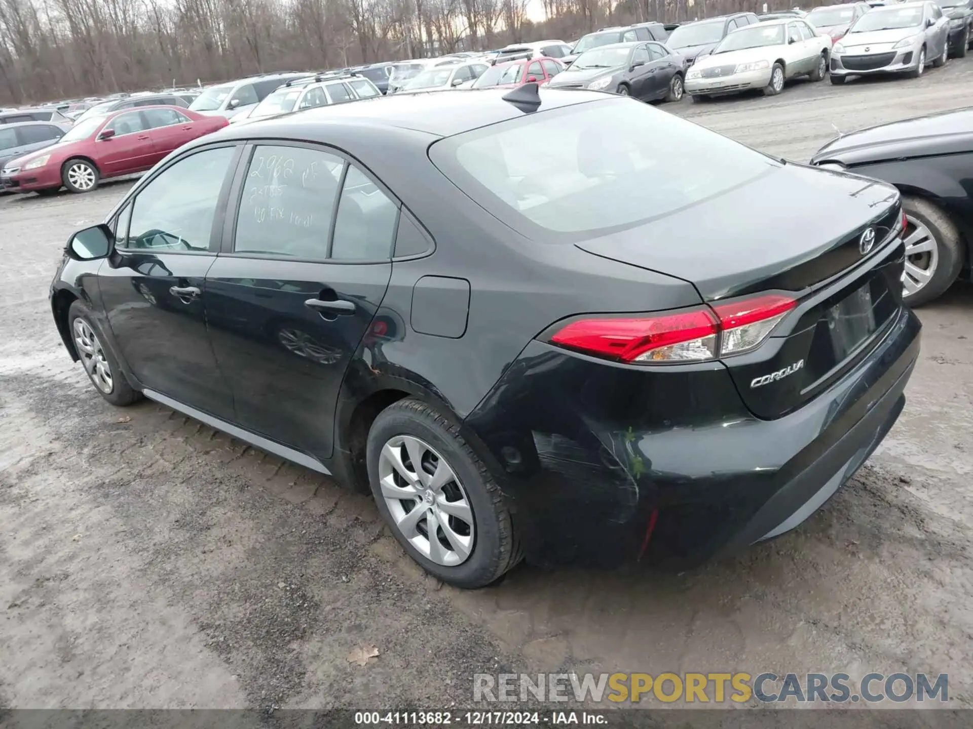3 fotografías del automóvil dañado 5YFEPMAE2MP175512 TOYOTA COROLLA 2021