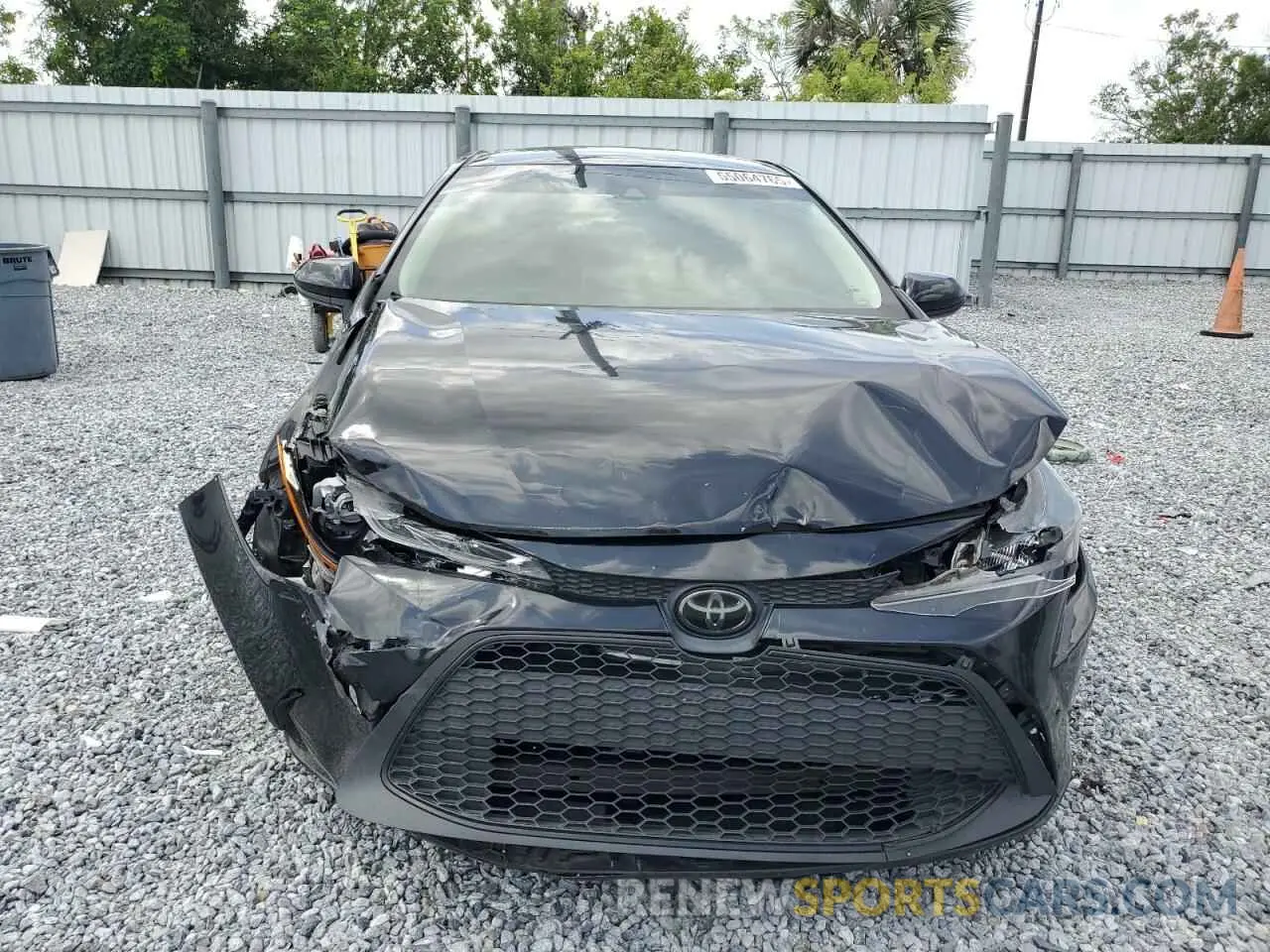5 fotografías del automóvil dañado 5YFEPMAE2MP177518 TOYOTA COROLLA 2021