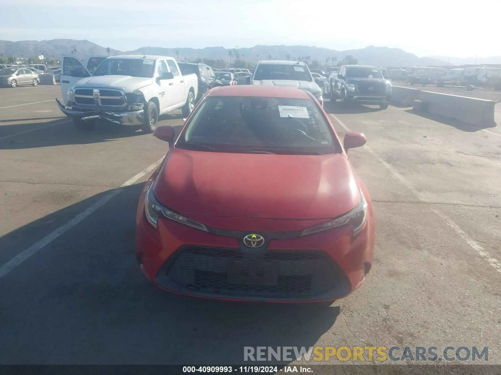 6 fotografías del automóvil dañado 5YFEPMAE2MP185019 TOYOTA COROLLA 2021