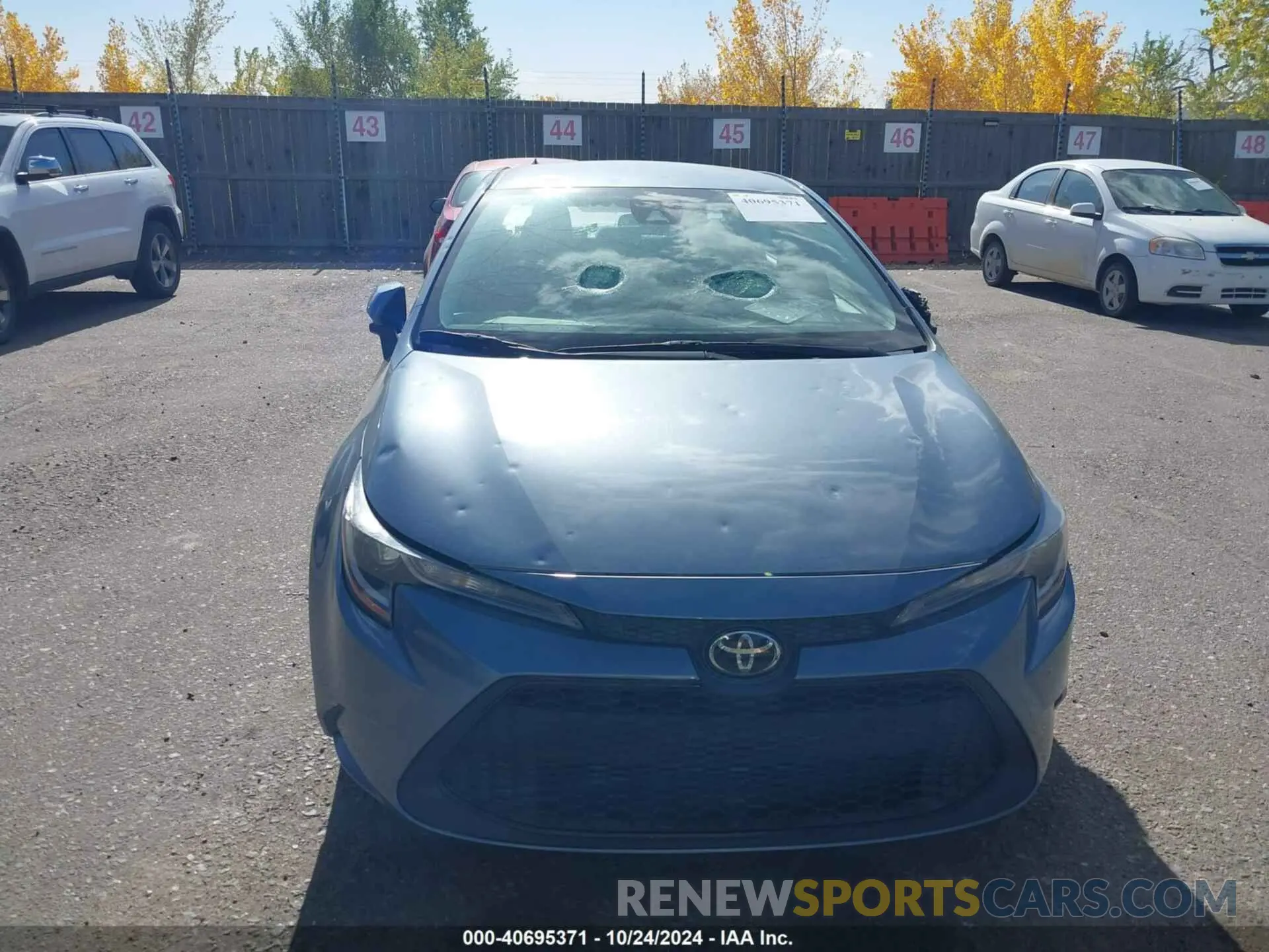 6 fotografías del automóvil dañado 5YFEPMAE2MP186283 TOYOTA COROLLA 2021